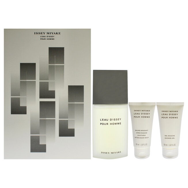 Leau Dissey Pour Homme by Issey Miyake for Men - 3 Pc Gift Set 4.2oz EDT Spray, 1.6oz Shower Gel, 1.6oz After Shave, NA, hi-res image number null