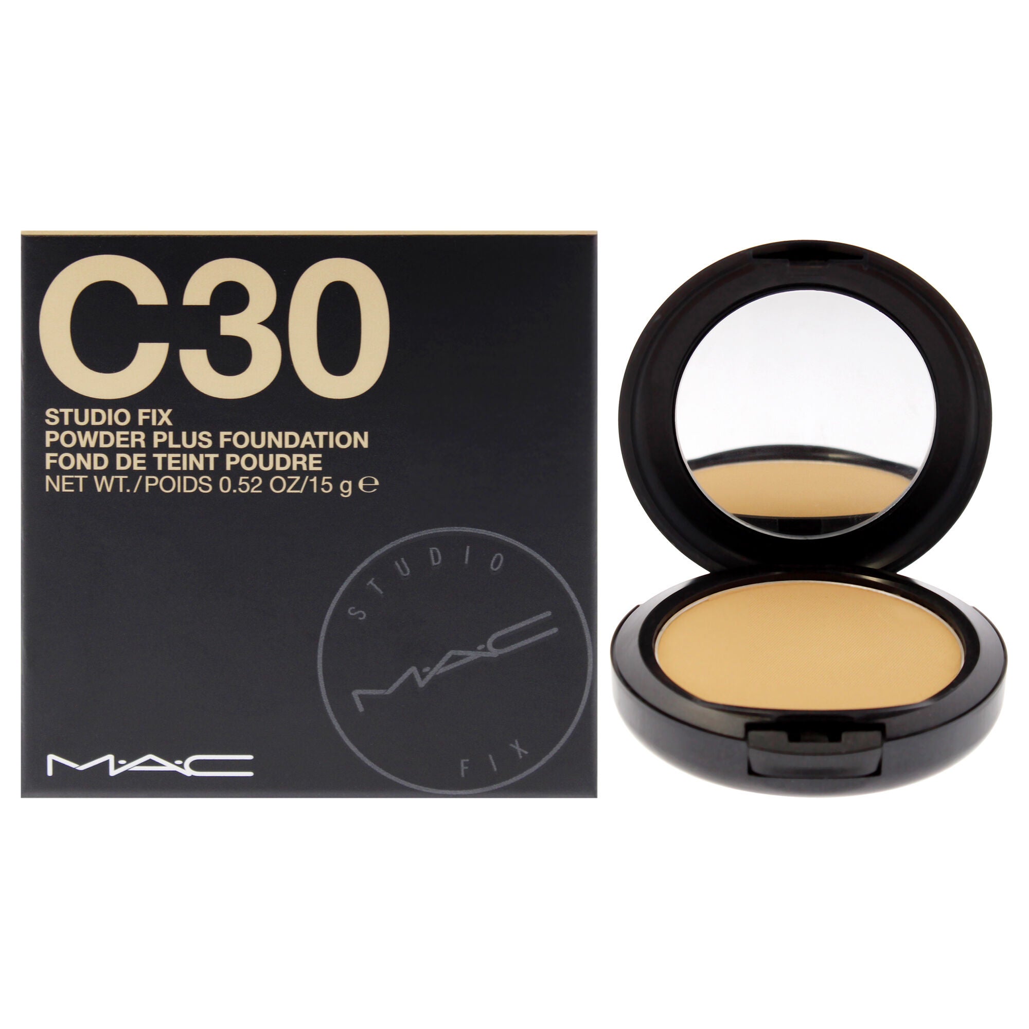 Studio Fix Powder Plus Foundation - C30 by MAC for Women - 0.52 oz Foundation, See Description, hi-res image number 0