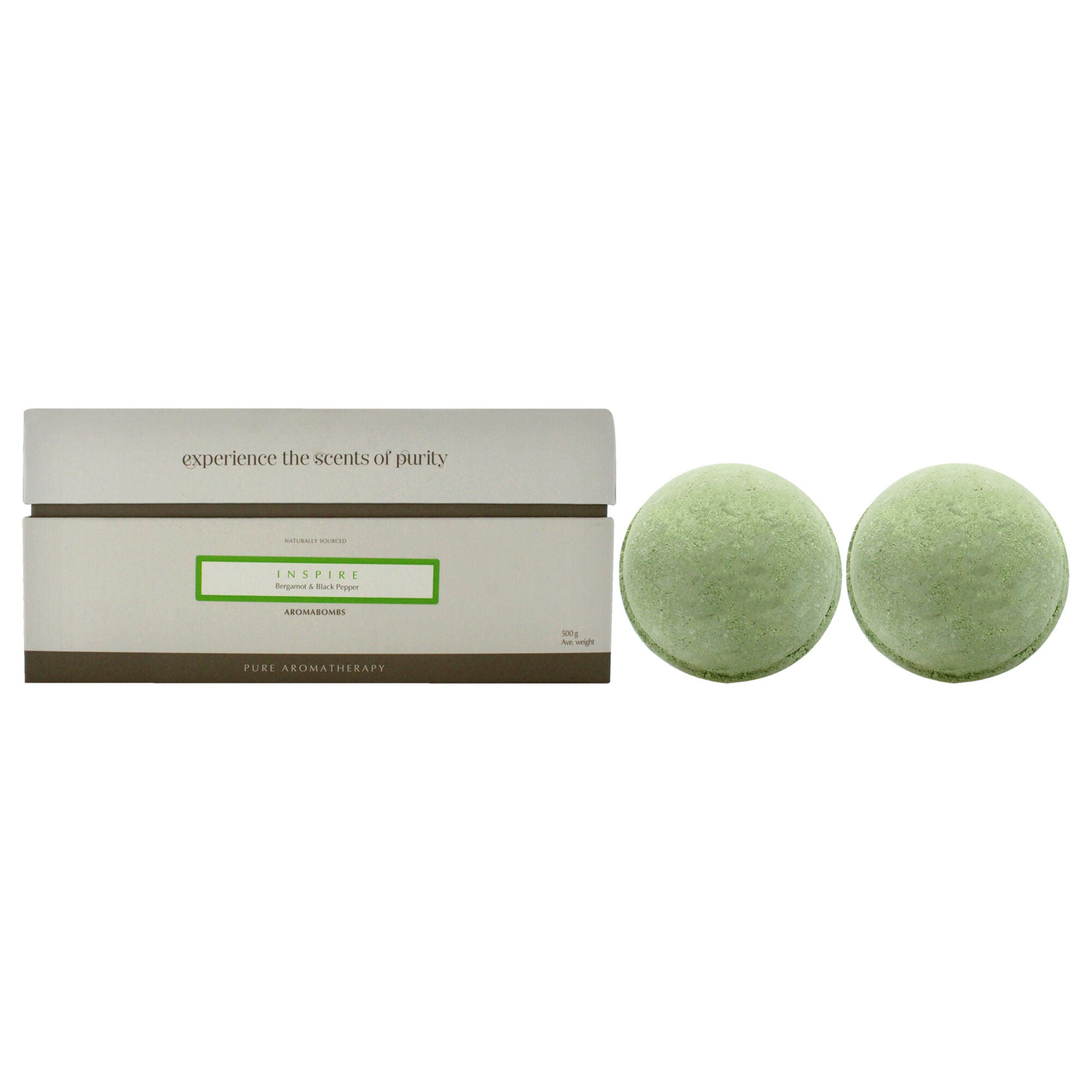 Inspire AromaBomb Duo by Aromaworks for Unisex - 2 x 8.81 oz Bath Bomb, See Description, hi-res image number 0