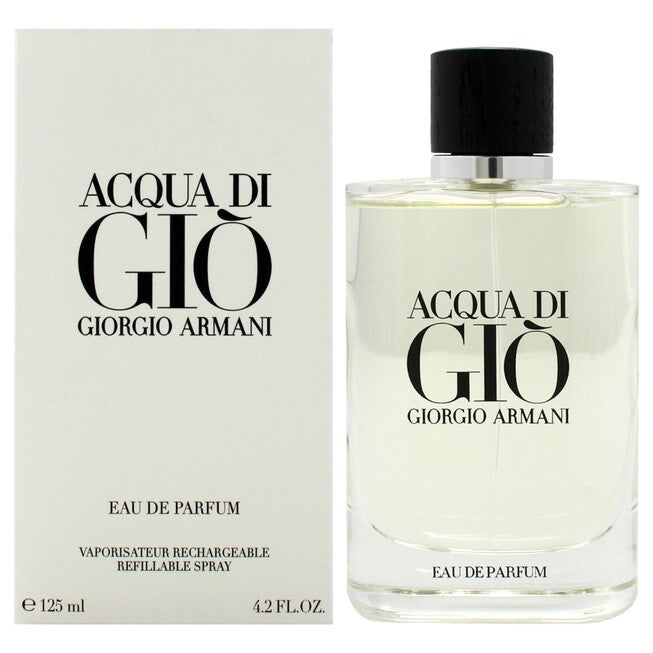 Acqua Di Gio by Giorgio Armani for Men - 4.2 oz EDP Spray (Refillable), NA, hi-res image number null