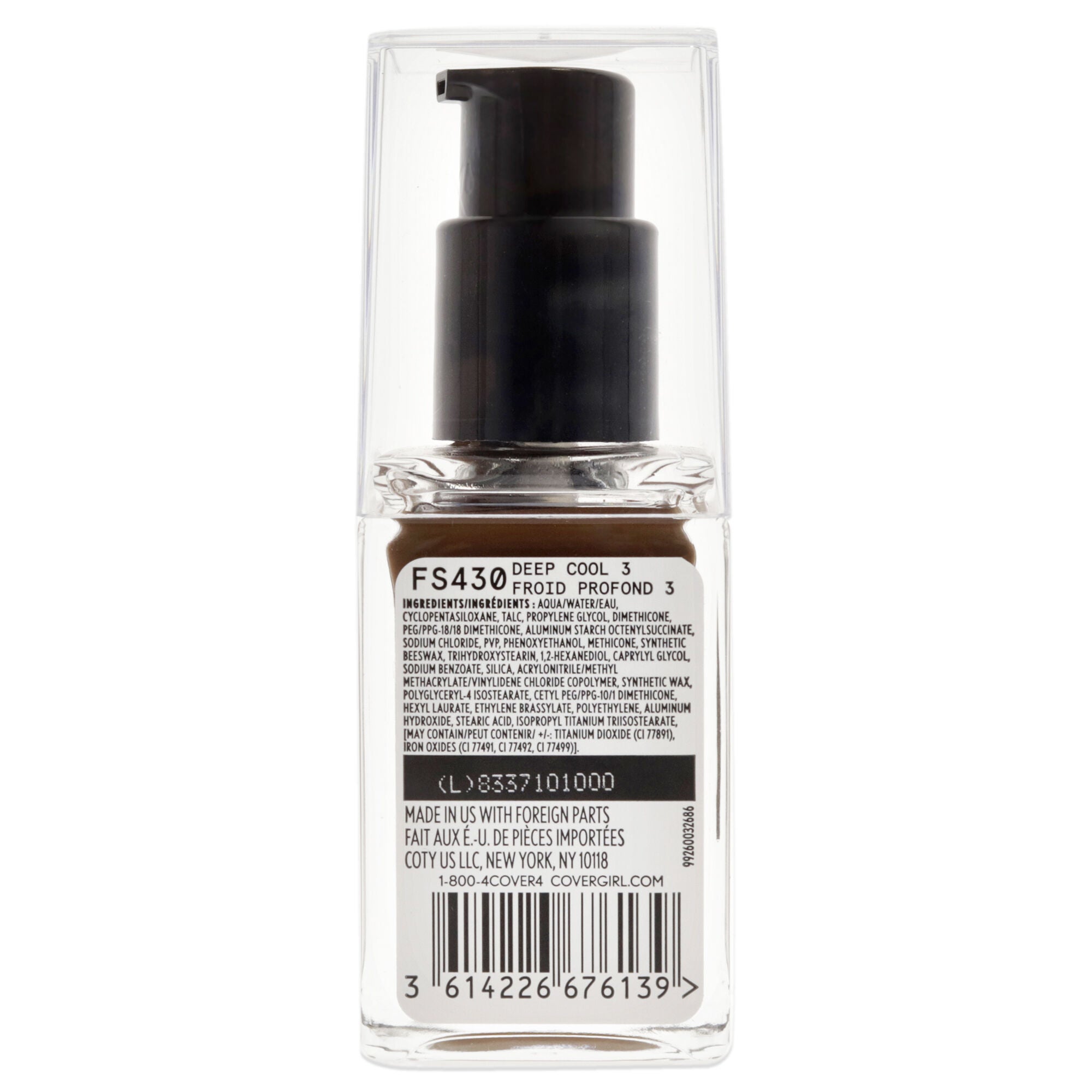 Matte Ambition All Day Liquid Foundation - 3 Deep Cool by CoverGirl for Women - 1 oz Foundation, , alternate image number 3