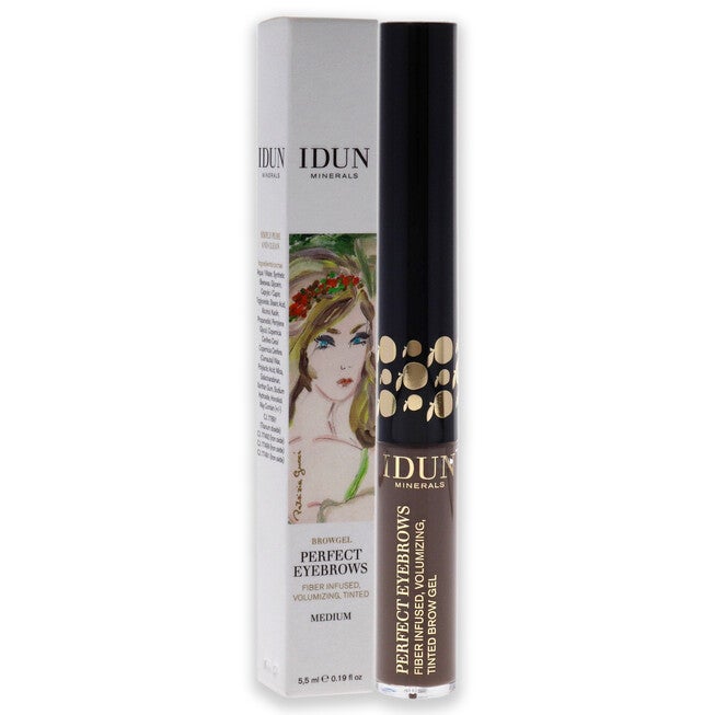 Perfect Eyebrows Gel - 302 Medium by Idun Minerals for Women - 0.19 oz Eyebrow, , alternate image number null