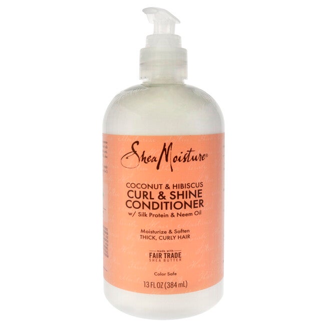 Coconut Hibiscus Curl and Shine Conditioner by Shea Moisture for Unisex - 13 oz Conditioner, NA, hi-res image number null