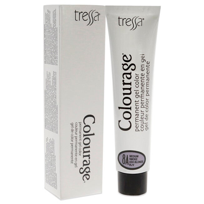 Colourage Permanent Gel Color - 8A Medium Smoke Ash Blonde by Tressa for Unisex - 2 oz Hair Color, , alternate image number null