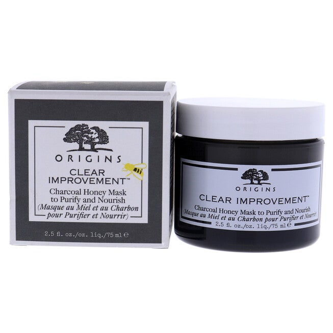 Clear Improvement Charcoal Honey Mask to Purify and Nourish by Origins for Unisex - 2.5 oz Mask, NA, hi-res image number null