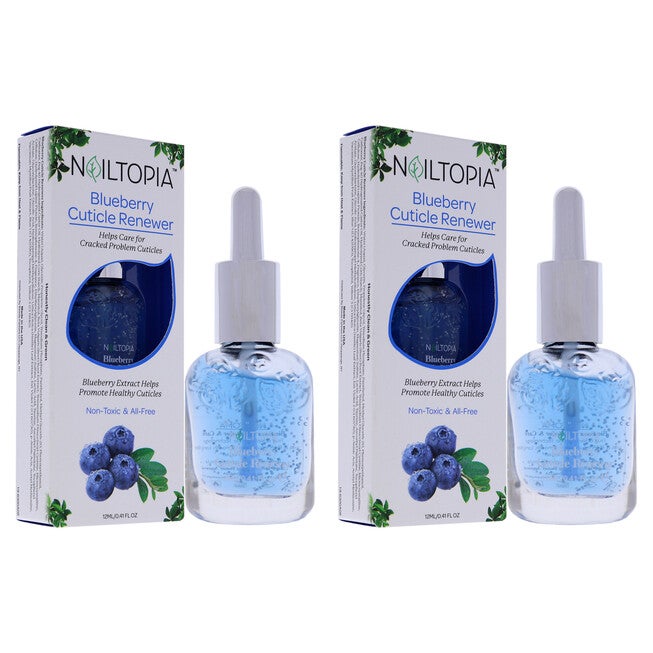 Cuticle Renewer - Blueberry by Nailtopia for Women - 0.41 oz Nail Treatment - Pack of 2, , alternate image number null