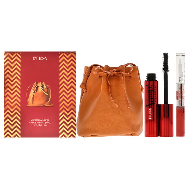 Vamp! Sexy Lashes and Made to Last Lip Set by Pupa Milano for Women - 3 Pc Set, NA, hi-res image number null