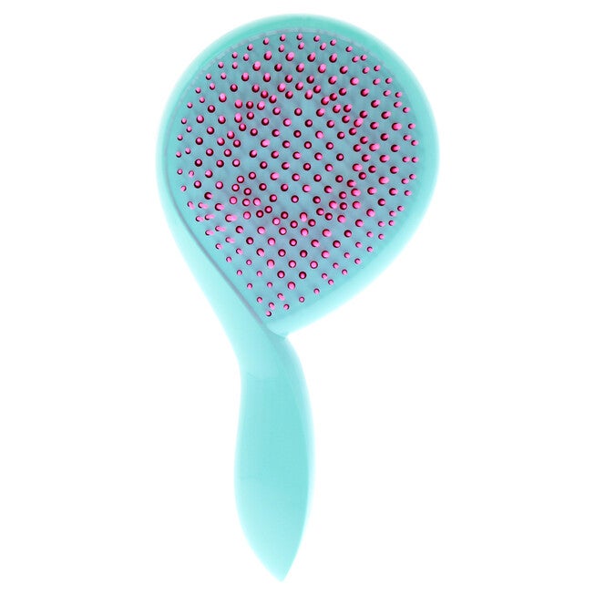 The Girlie Detangle Brush Thick and Curly Hair - Turquoise-Pink by Michel Mercier for Women- 1 Pc Hair Brush, NA, alternate image number null