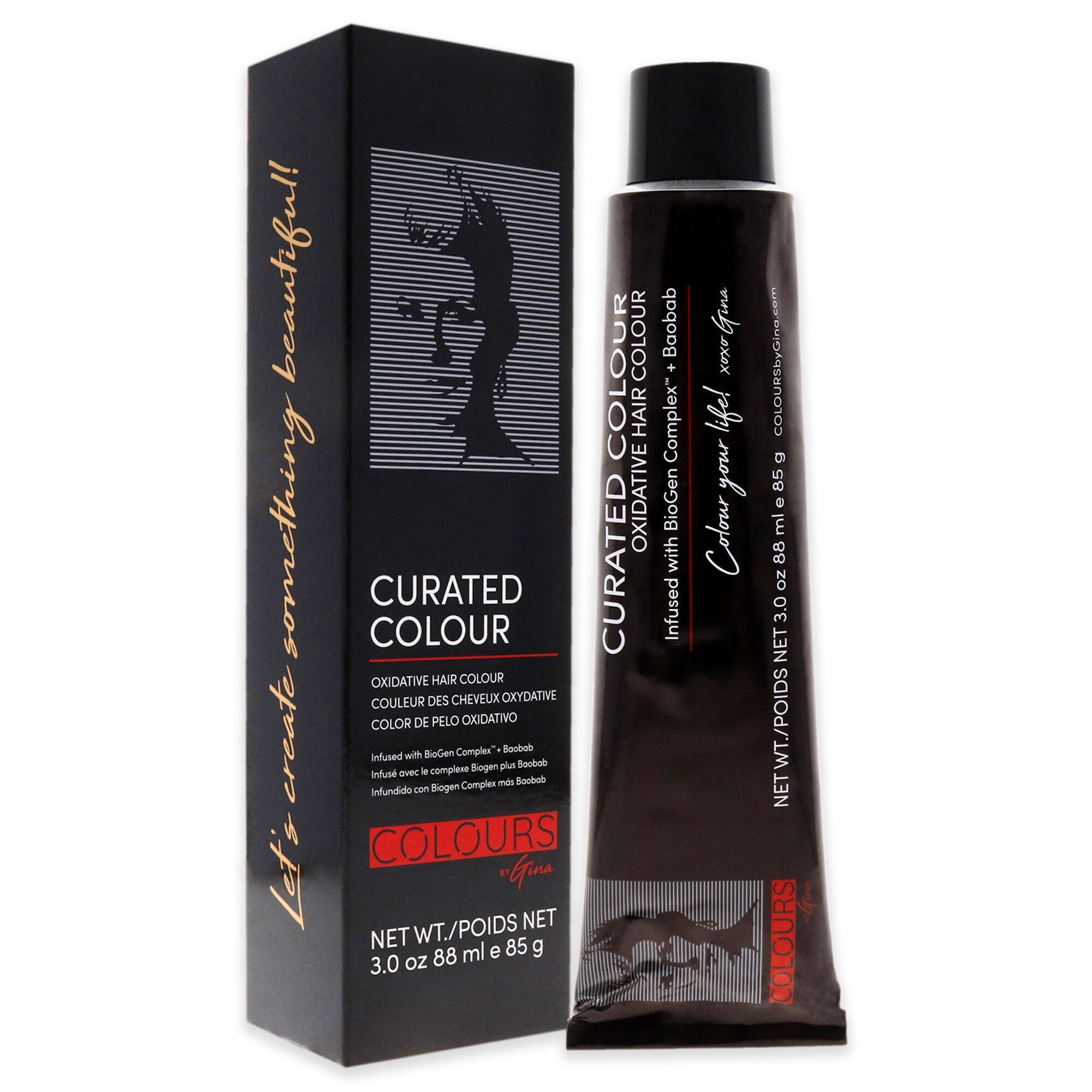 Curated Colour - 6.3-6G Dark Golden Blonde by Colours By Gina for Unisex - 3 oz Hair Color, See Description, alternate image number 2