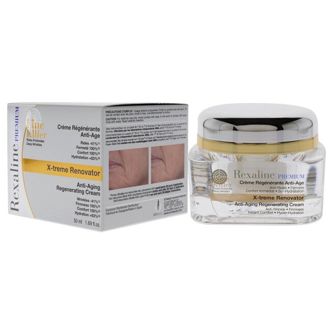 Line Killer X-Treme Renovator Anti-Aging Regenerating Cream by Rexaline for Unisex - 1.69 oz Cream, NA, alternate image number null