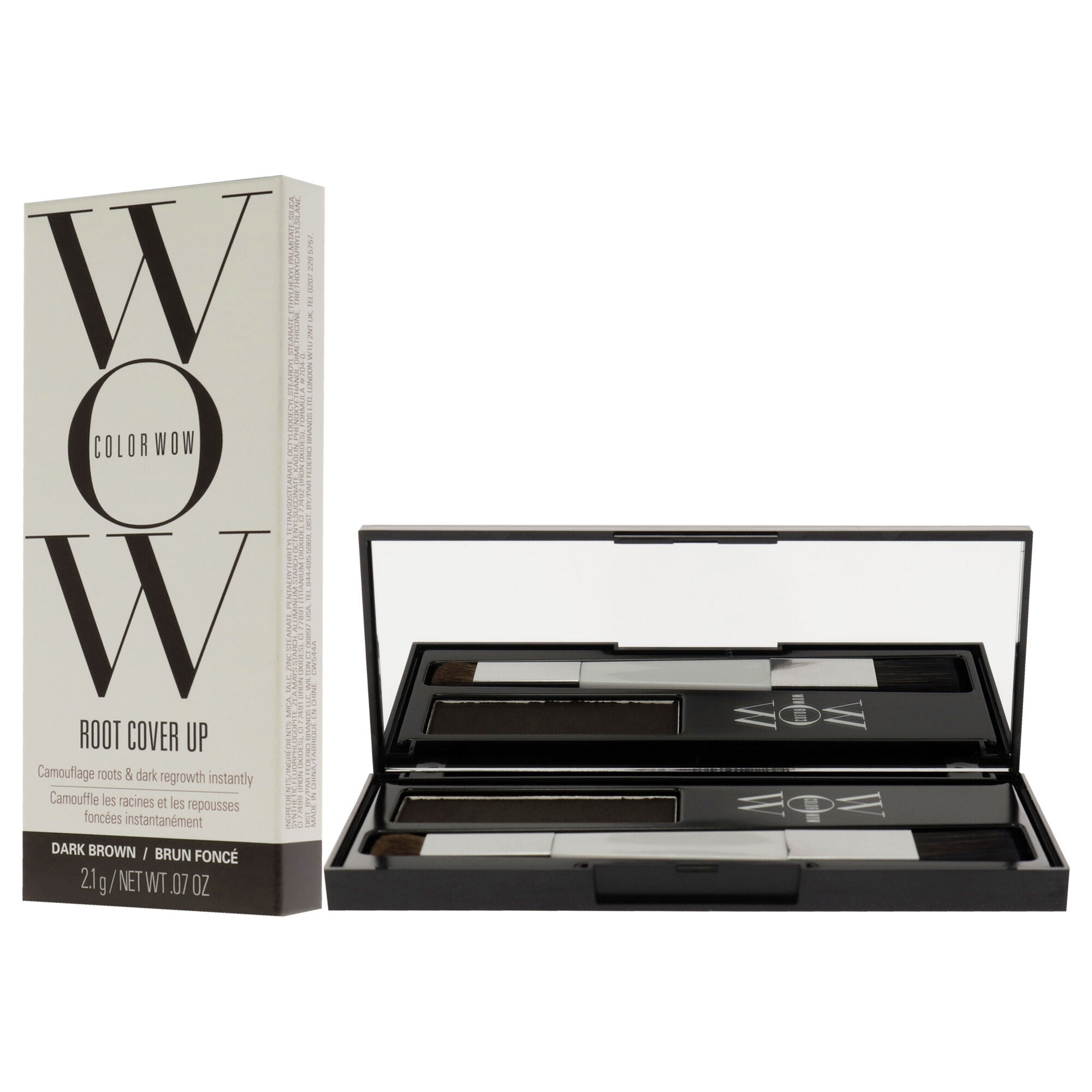 Root Cover Up - Dark Brown by Color Wow for Women - 0.07 oz Hair Color, , alternate image number 7