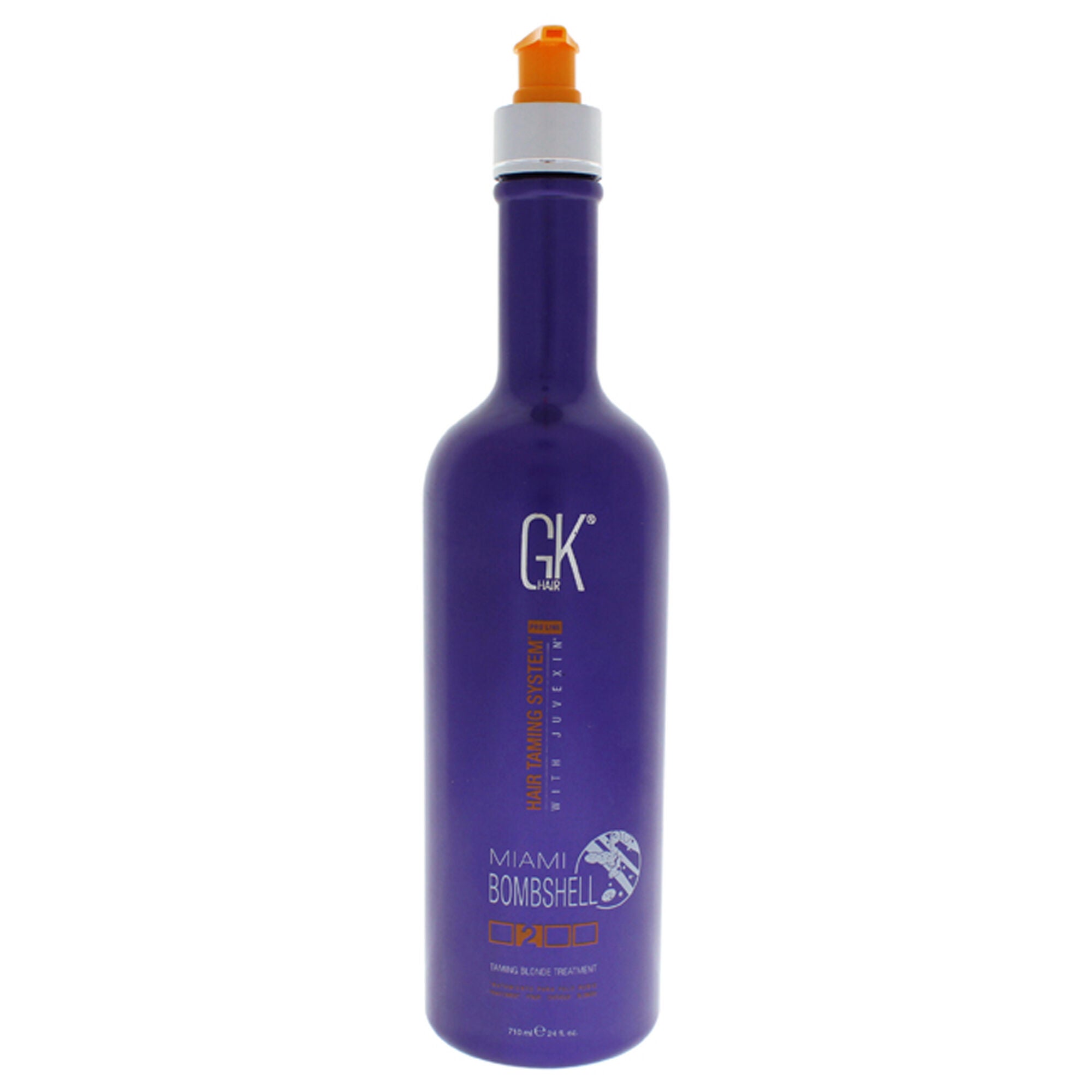 Miami Bombshell Taming Blonde Treatment by Global Keratin for Unisex - 24 oz Treatment, See Description, hi-res image number 0