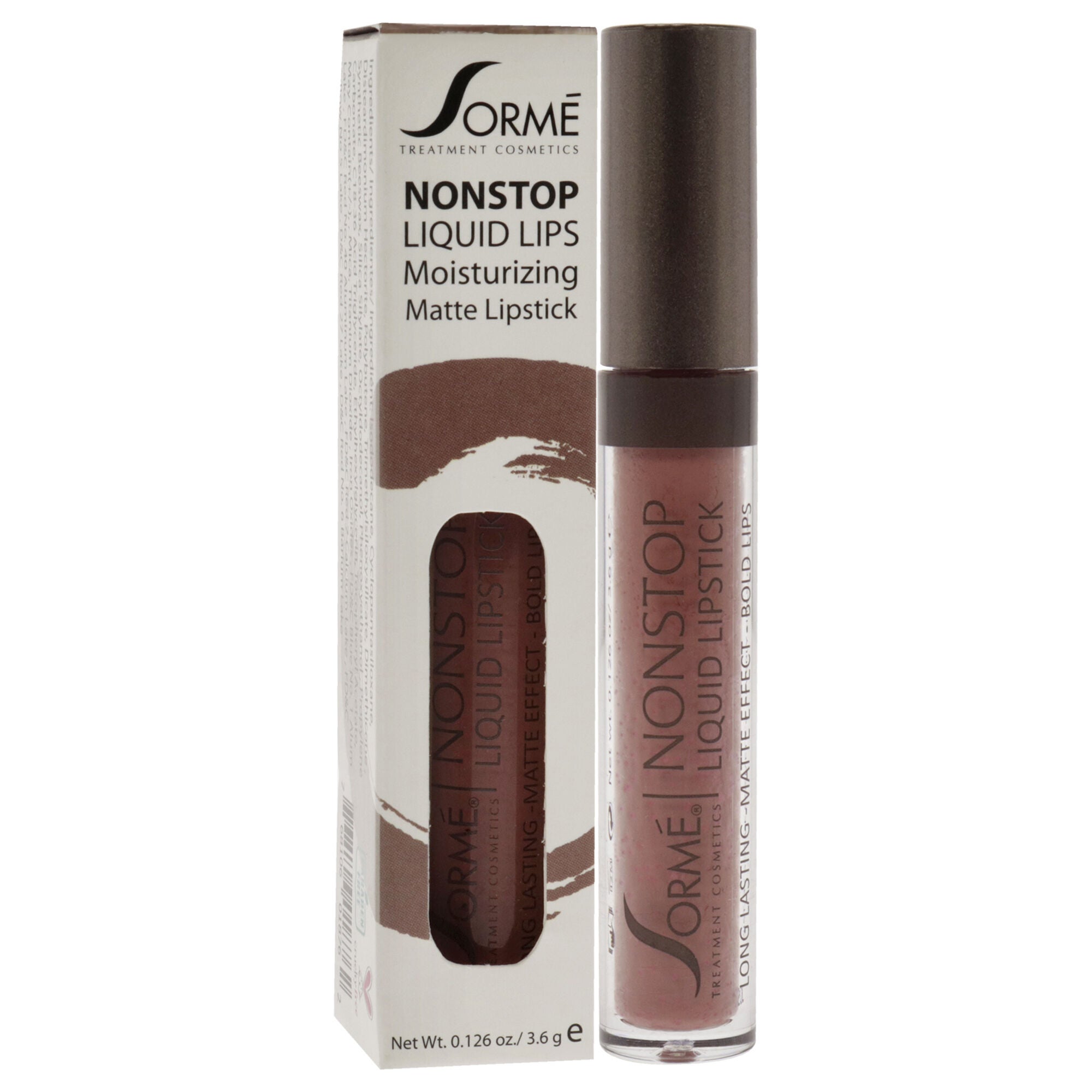Nonstop Moisturizing Matte Liquid Lipstick - 272 Lace by Sorme Cosmetics for Women - 0.126 oz Lipstick, See Description, alternate image number 1