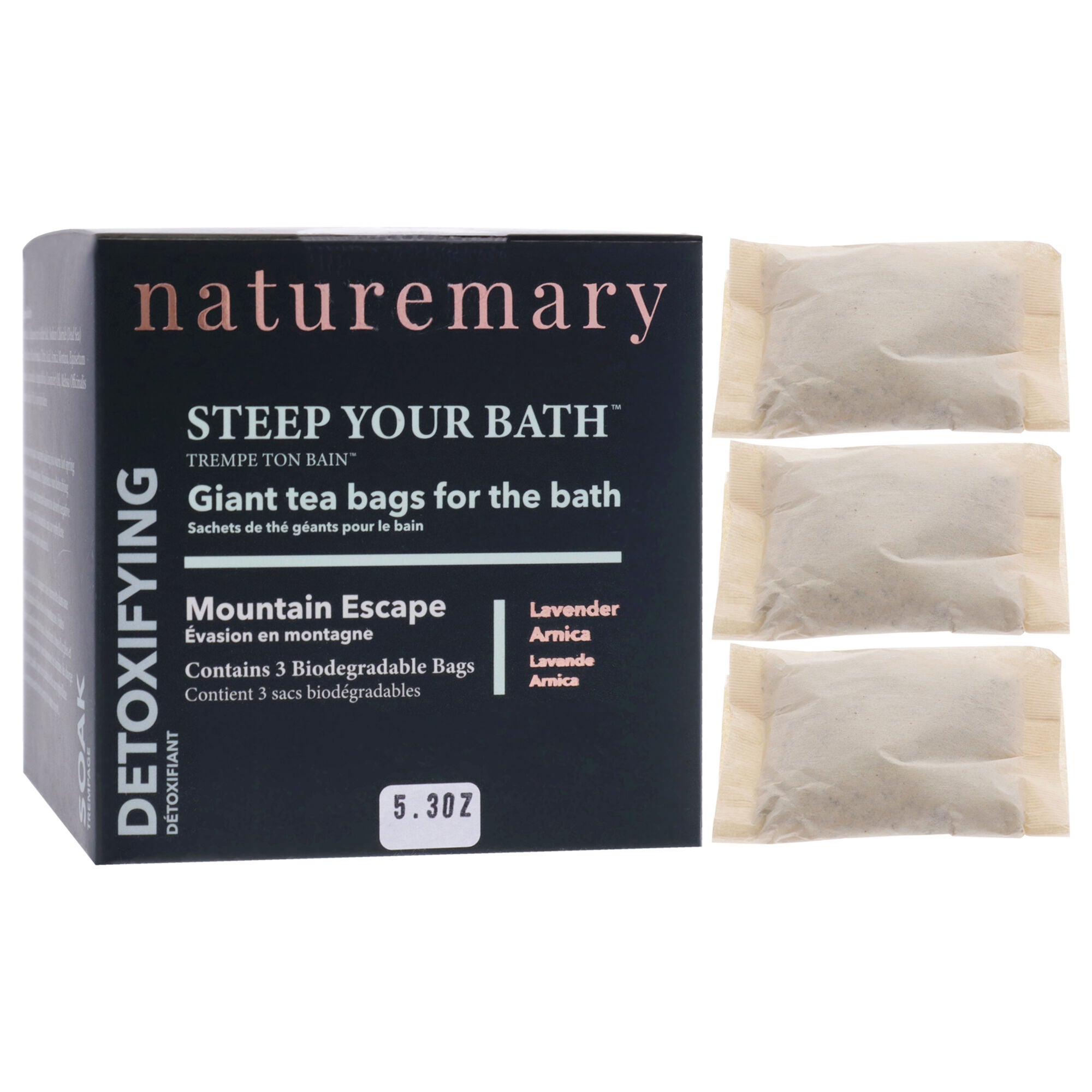 Detoxifying Steep Your Bath Island Escape - Lavender Arnica by Naturemary for Unisex - 5.30 oz Bath Soak, See Description, alternate image number 1