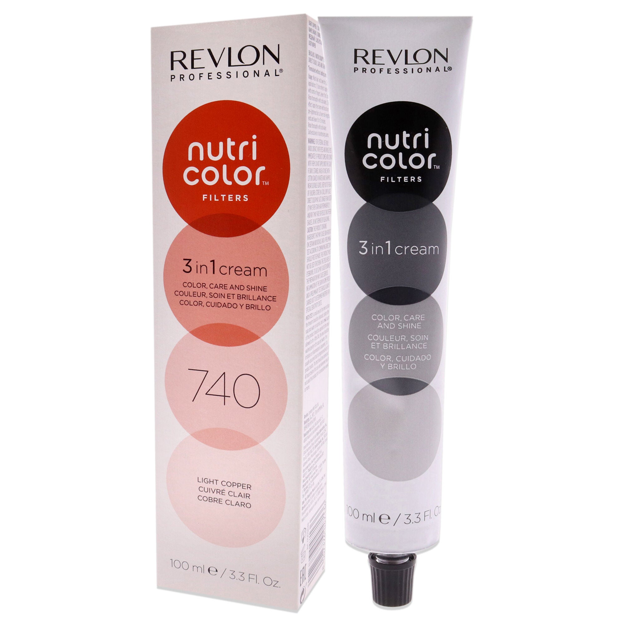 Nutri Color Cream - 740 Light Copper by Revlon for Unisex - 3.3 oz Hair Color, See Description, alternate image number 2