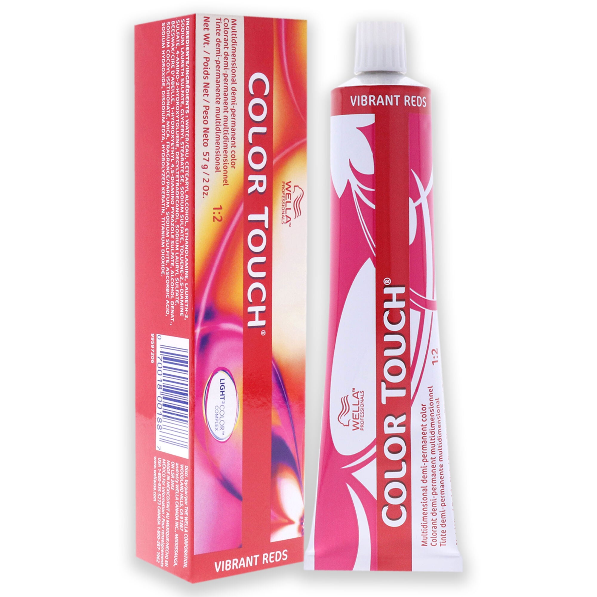 Color Touch Demi-Permanent Color - 4 6 Medium Brown-Violet by Wella for Unisex - 2 oz Hair Color, See Description, alternate image number 2