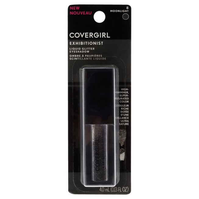 Exhibitionist Liquid Glitter Eyeshadow - 8 Moonlight by CoverGirl for Women - 0.13 oz Eye Shadow, See Description, hi-res image number 0