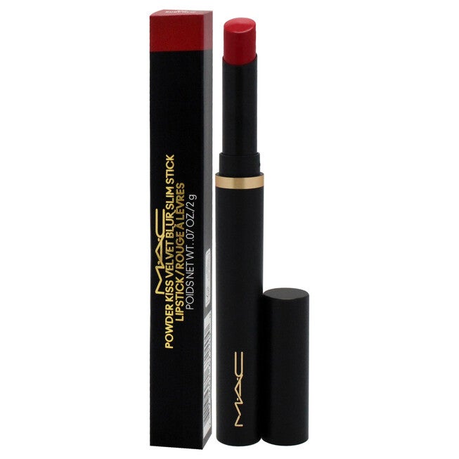 Powder Kiss Velvet Blur Slim Stick - 889 Ruby New by MAC for Women - 0.07 oz Lipstick, NA, alternate image number null
