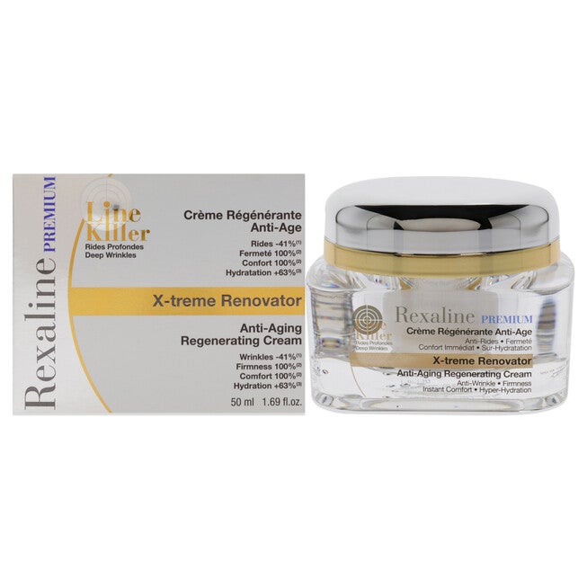 Line Killer X-Treme Renovator Anti-Aging Regenerating Cream by Rexaline for Unisex - 1.69 oz Cream, NA, hi-res image number null
