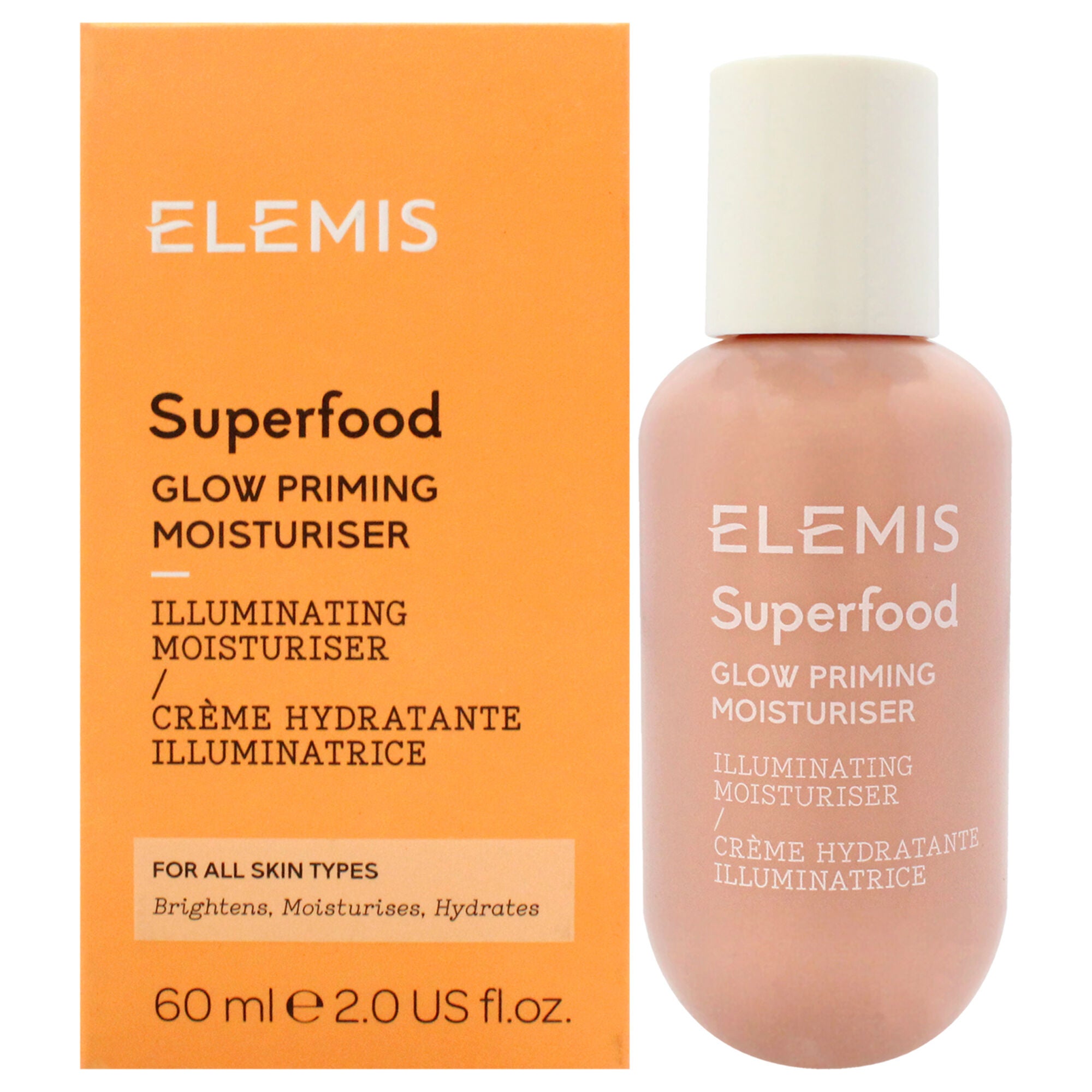 Superfood Glow Priming Moisturiser by Elemis for Women - 2 oz Moisturiser, See Description, hi-res image number 0