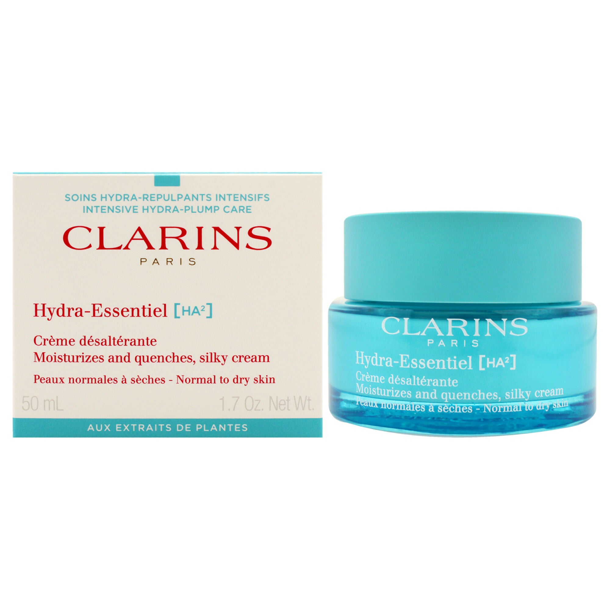 Hydra-Essentiel Silky Cream - Normal to Dry Skin by Clarins for Women - 1.7 oz Cream, See Description, hi-res image number 0