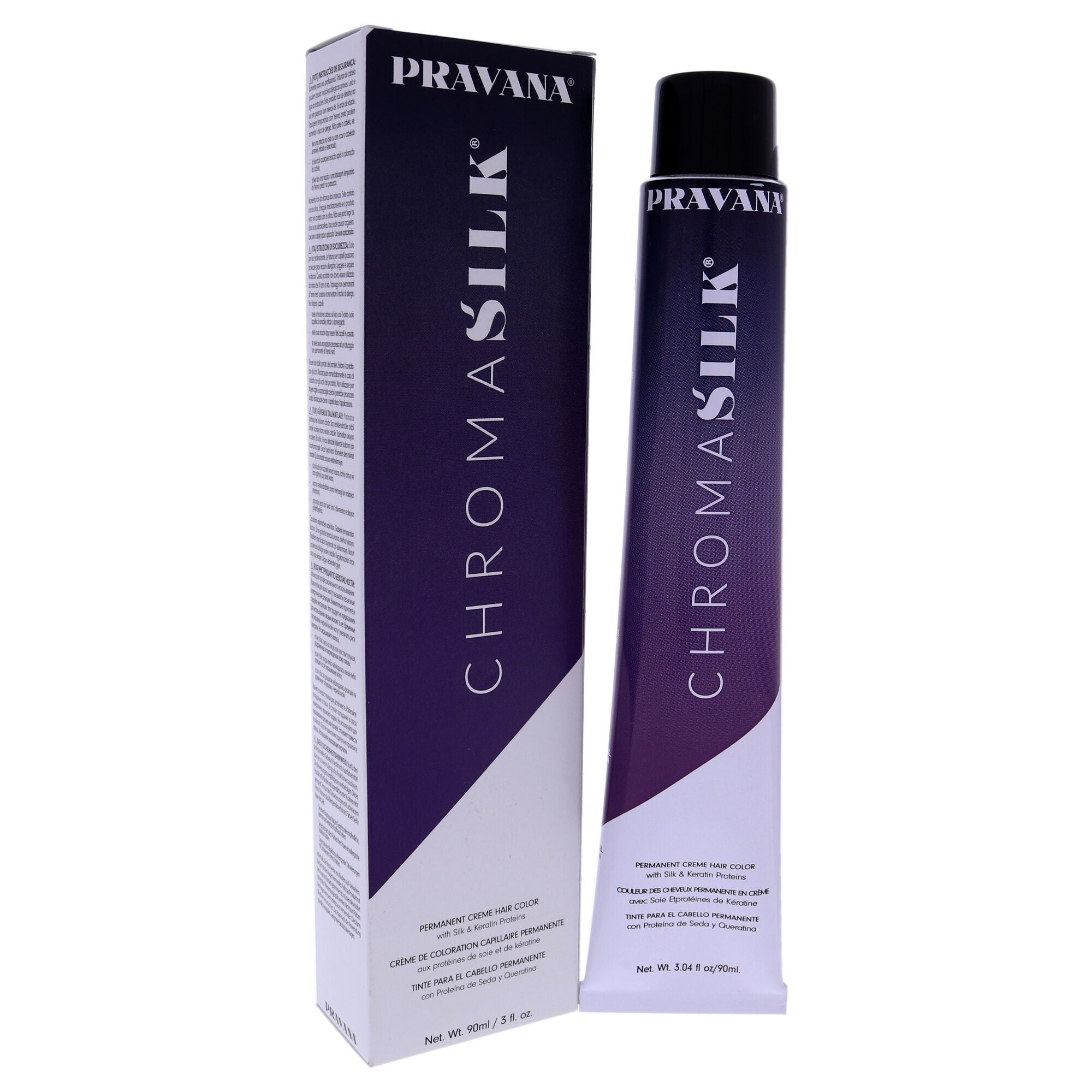 ChromaSilk Creme Hair Color - 5N Light Brown by Pravana for Unisex - 3 oz Hair Color, , alternate image number 6