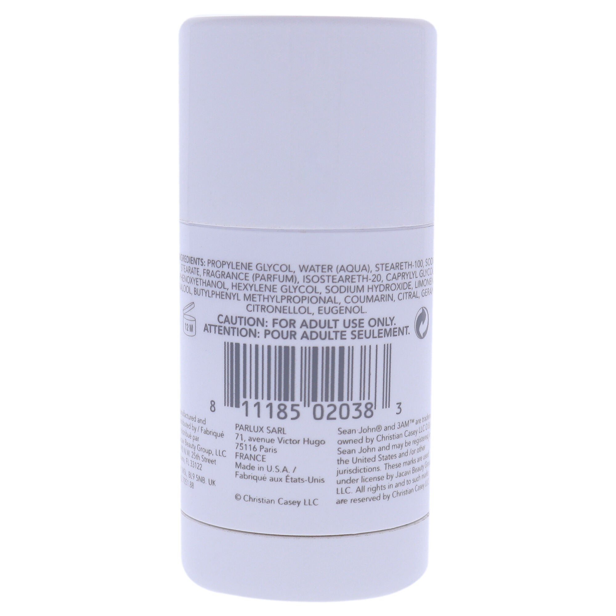3 AM by Sean John for Men - 2.6 oz Deodorant Stick, See Description, alternate image number 1