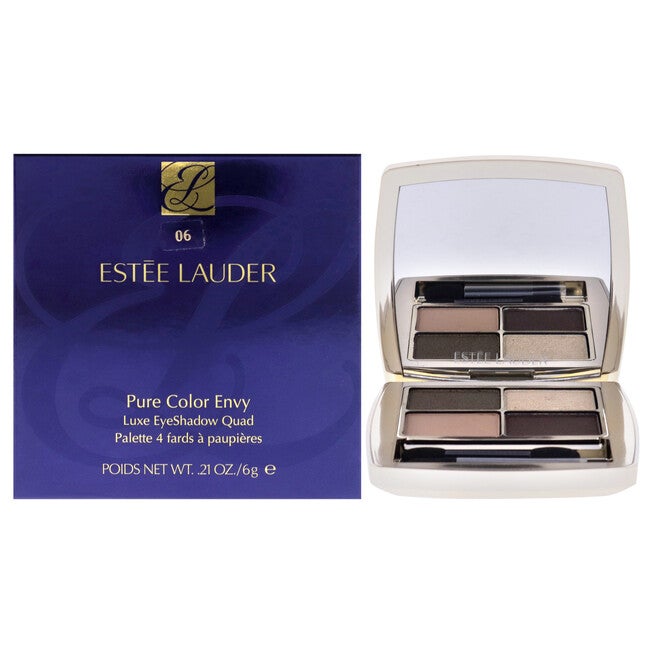 Pure Color Envy Luxe Eyeshadow Quad - 06 Metal Moss by Estee Lauder for Women - 0.21 oz Eye Shadow, See Description, hi-res image number 0