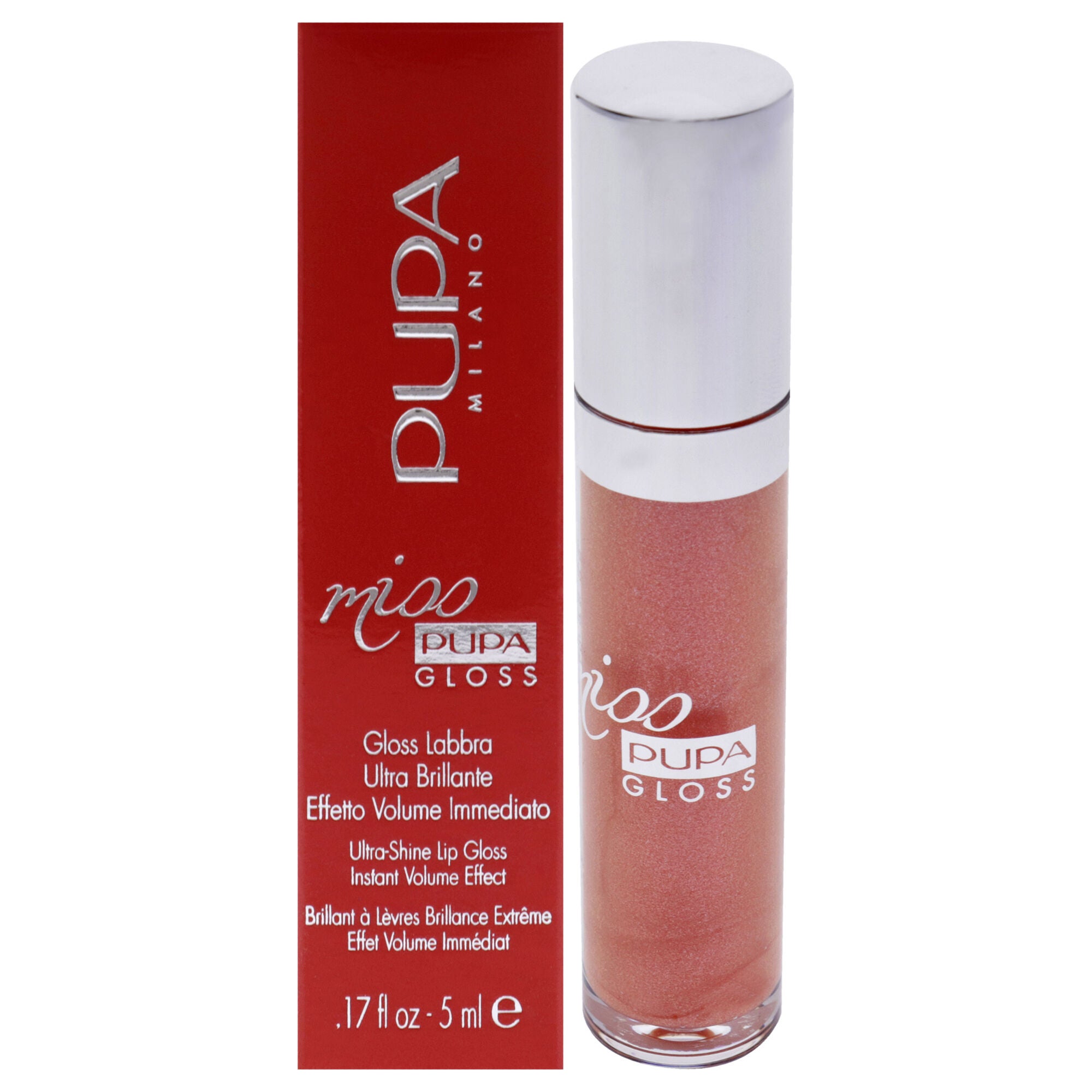 Miss Pupa Gloss Ultra-Shine Lip Gloss - 200 Juicy Glaze by Pupa Milano for Women - 0.17 oz Lip Gloss, See Description, hi-res image number 0