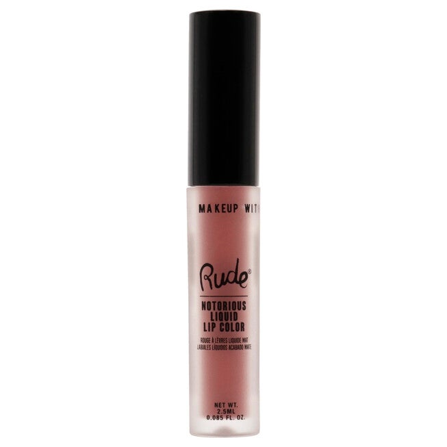 Notorious Rich Long Liquid Lip Color - Obscene Gesture by Rude Cosmetics for Women - 0.1 oz Lip Color, NA, alternate image number null