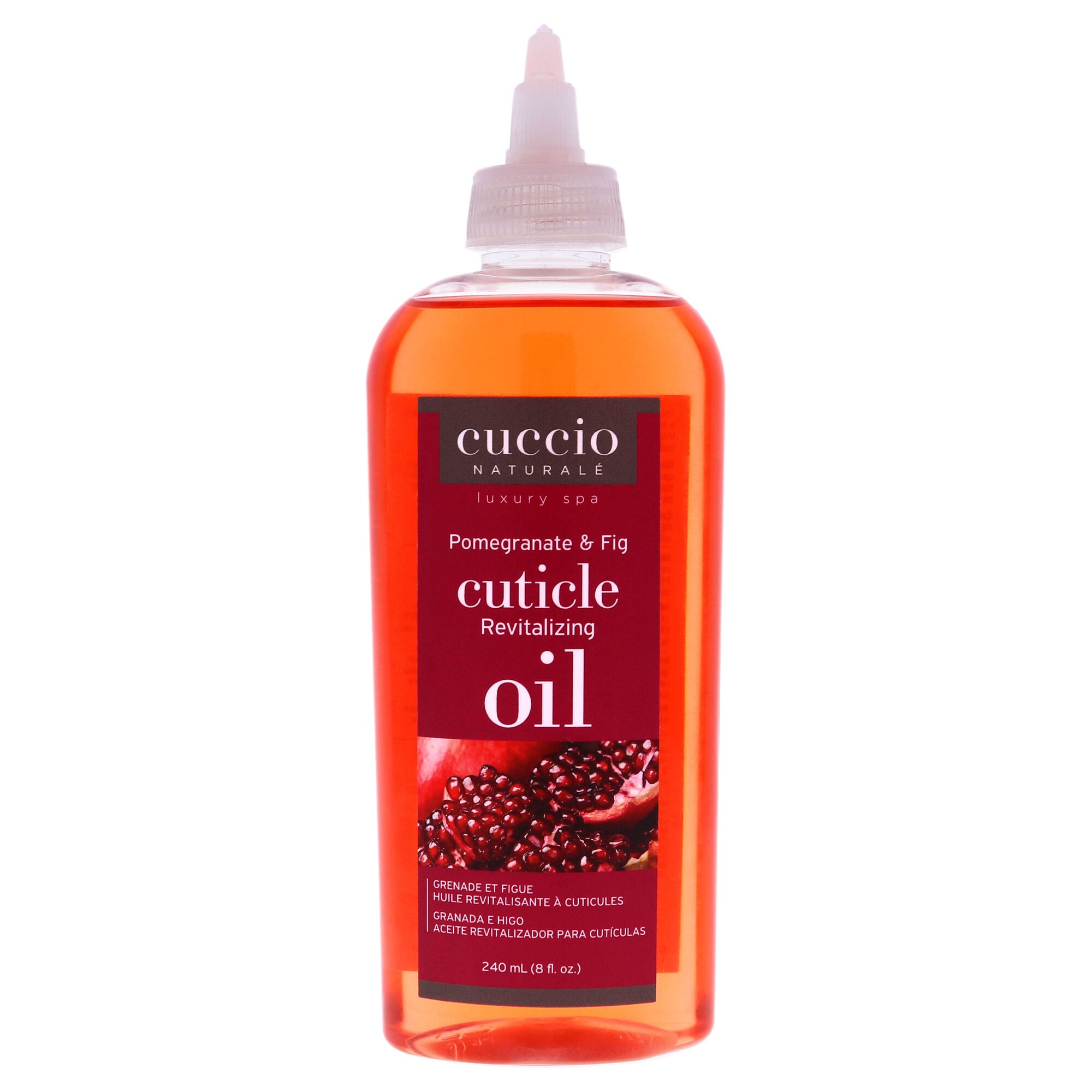 Cuticle Revitalizing Oil - Pomegranate and Fig Manicure by Cuccio Naturale for Unisex - 8 oz Oil, See Description, hi-res image number 0