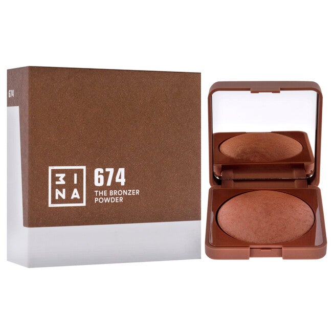 The Bronzer Powder - 674 by 3INA for Women - 0.25 oz Bronzer, , alternate image number null