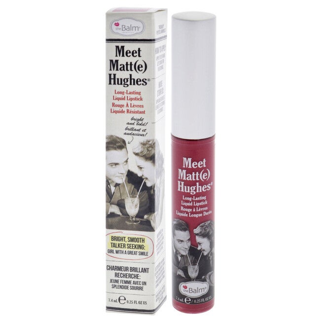 Meet Matte Hughes Long Lasting Liquid Lipstick - Dedicated by the Balm for Women - 0.25 oz Lip Gloss, NA, alternate image number null