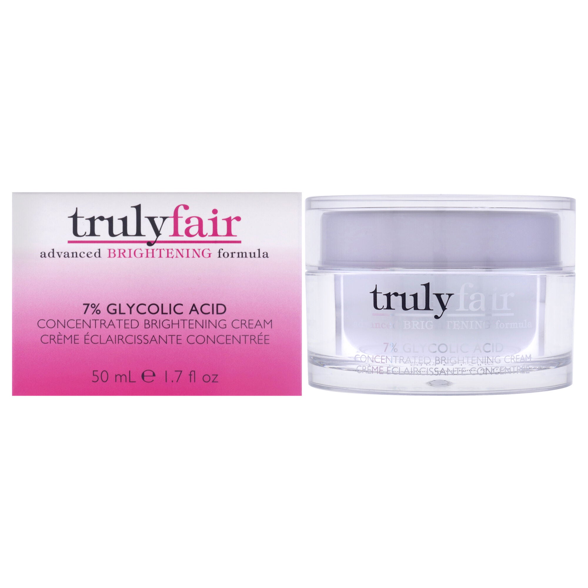 7 Percent Glycolic Acid Concentrated Brightening Cream by Truly Fair for Unisex - 1.7 oz Cream, See Description, hi-res image number 0