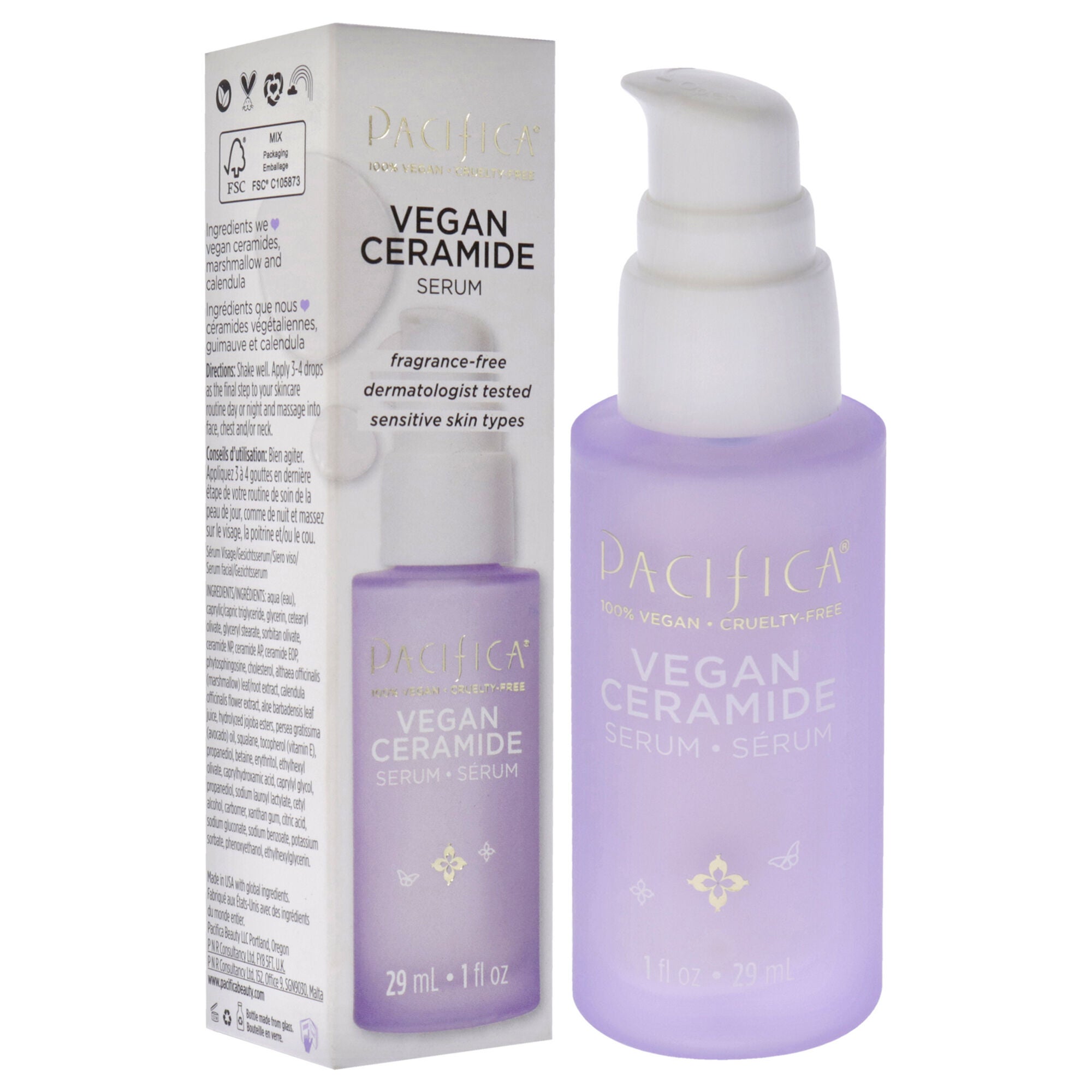 Vegan Ceramide Serum by Pacifica for Women - 1 oz Serum, See Description, alternate image number 2
