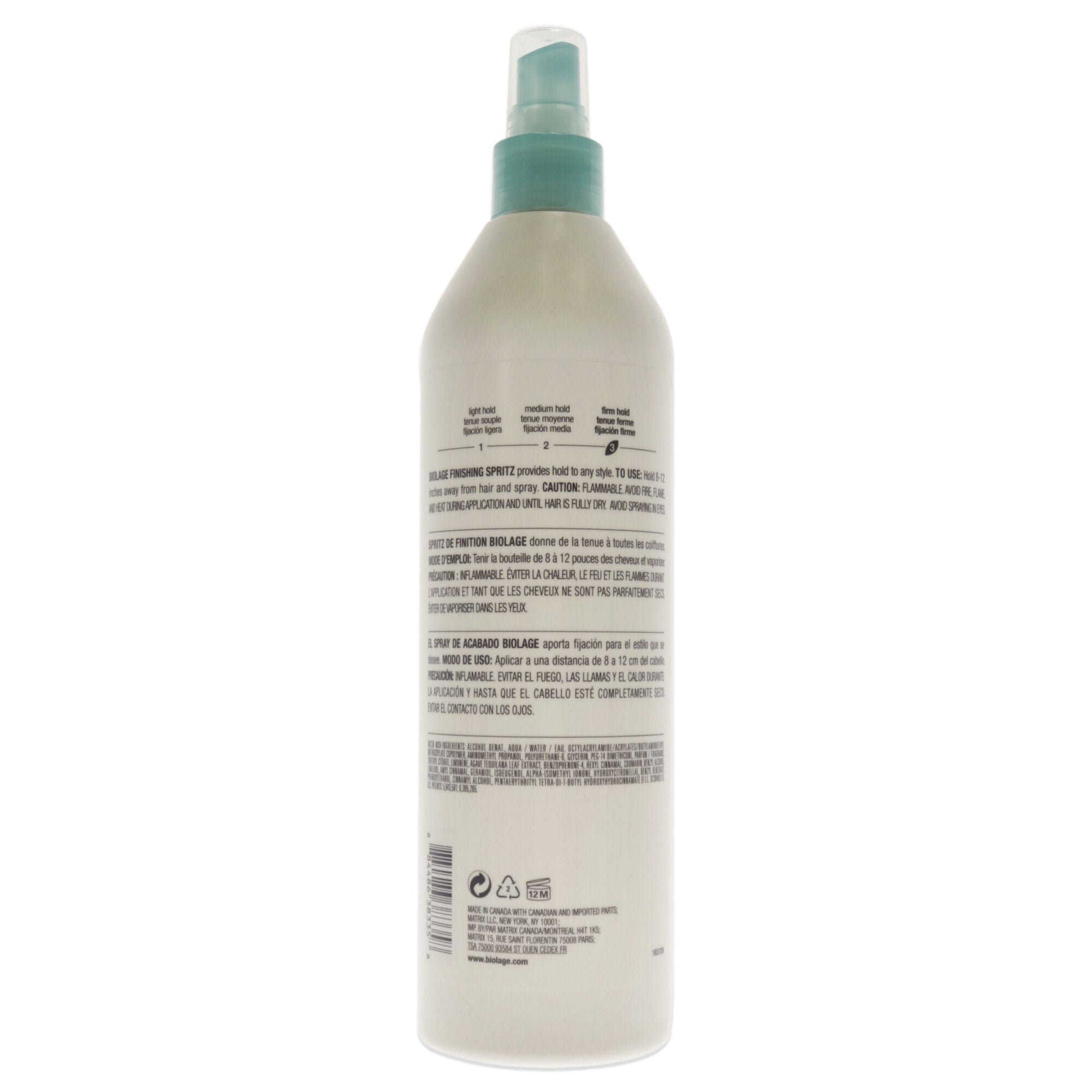 Biolage Styling Finishing Spritz by Matrix for Unisex - 16.9 oz Hair Spray, , alternate image number 3