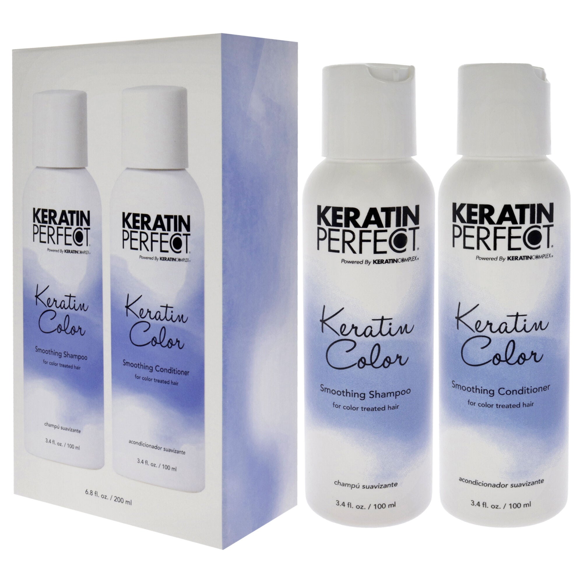Keratin Color Duo by Keratin Perfect for Unisex - 2 Pc 3.4oz Shampoo, 3.4oz Conditioner, See Description, alternate image number 3
