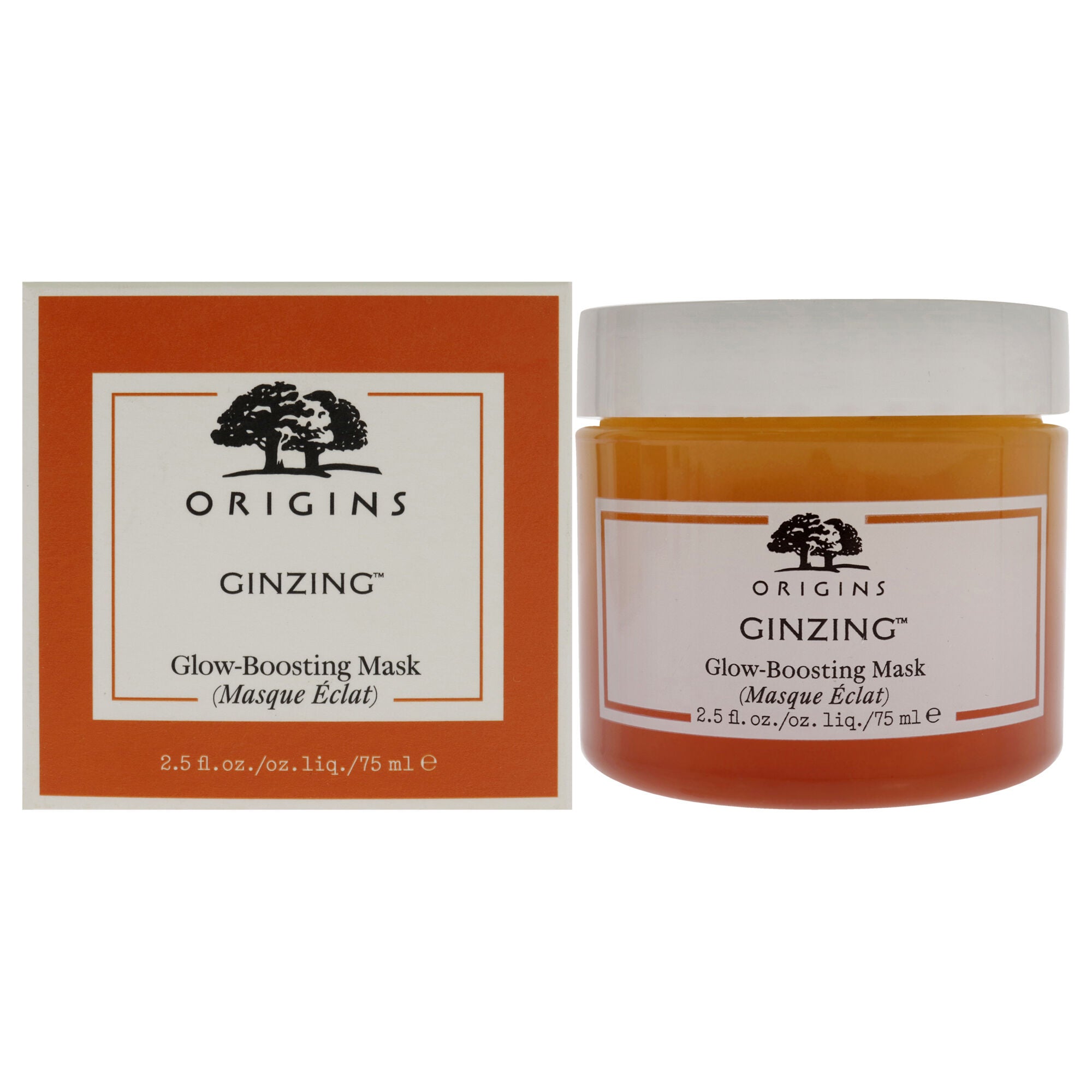 Ginzing Glow-Boosting Mask by Origins for Women - 2.5 oz Mask, See Description, hi-res image number 0