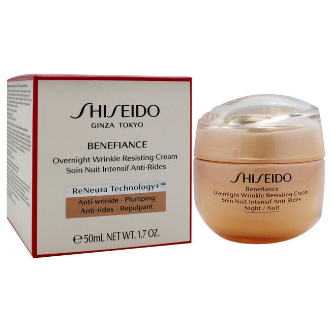 Benefiance Overnight Wrinkle Resisting Cream by Shiseido for Women - 1.7 oz Cream, , alternate image number null