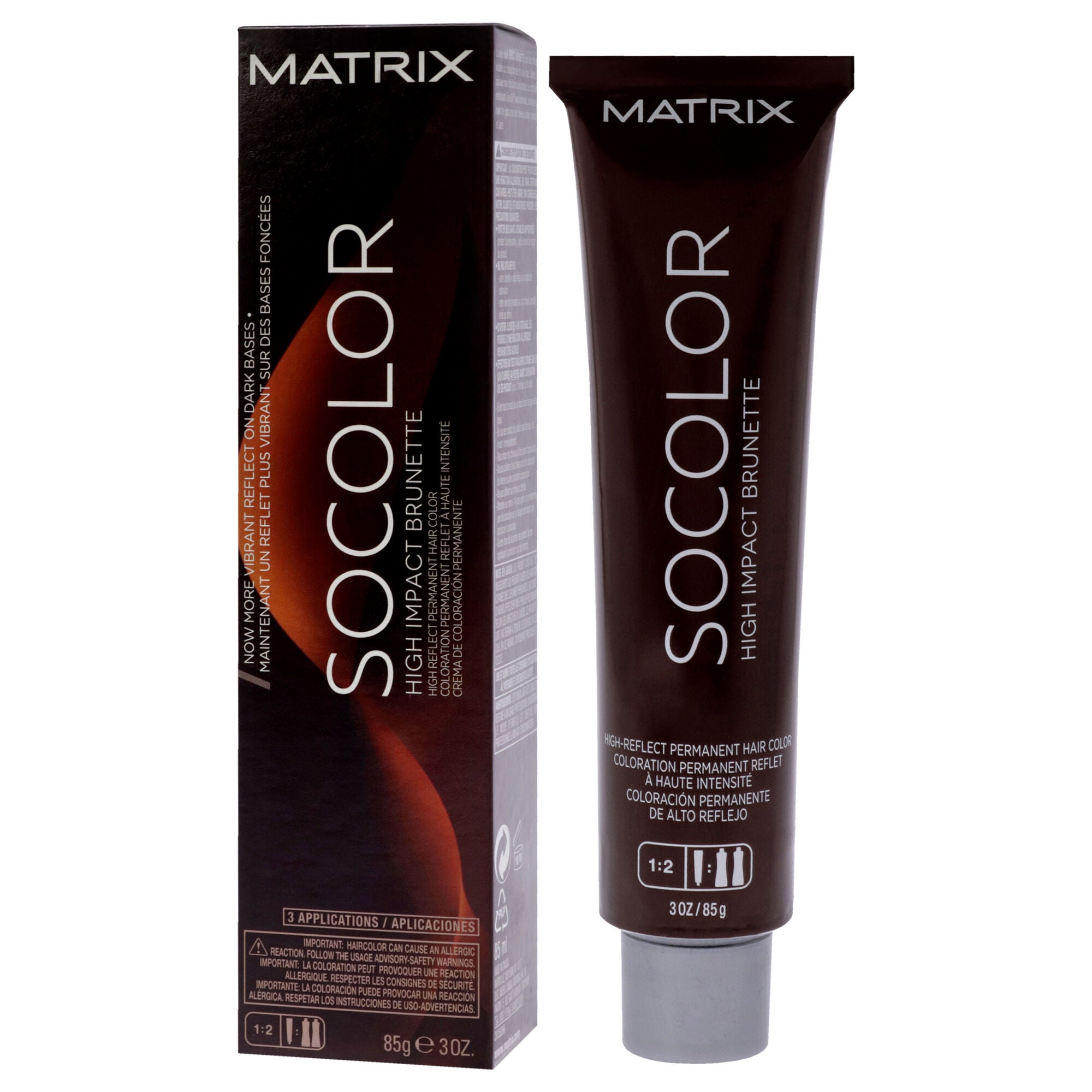 Socolor High Impact Brunette Color - GG33 Gold Gold by Matrix for Unisex - 3 oz Hair Color, See Description, alternate image number 3