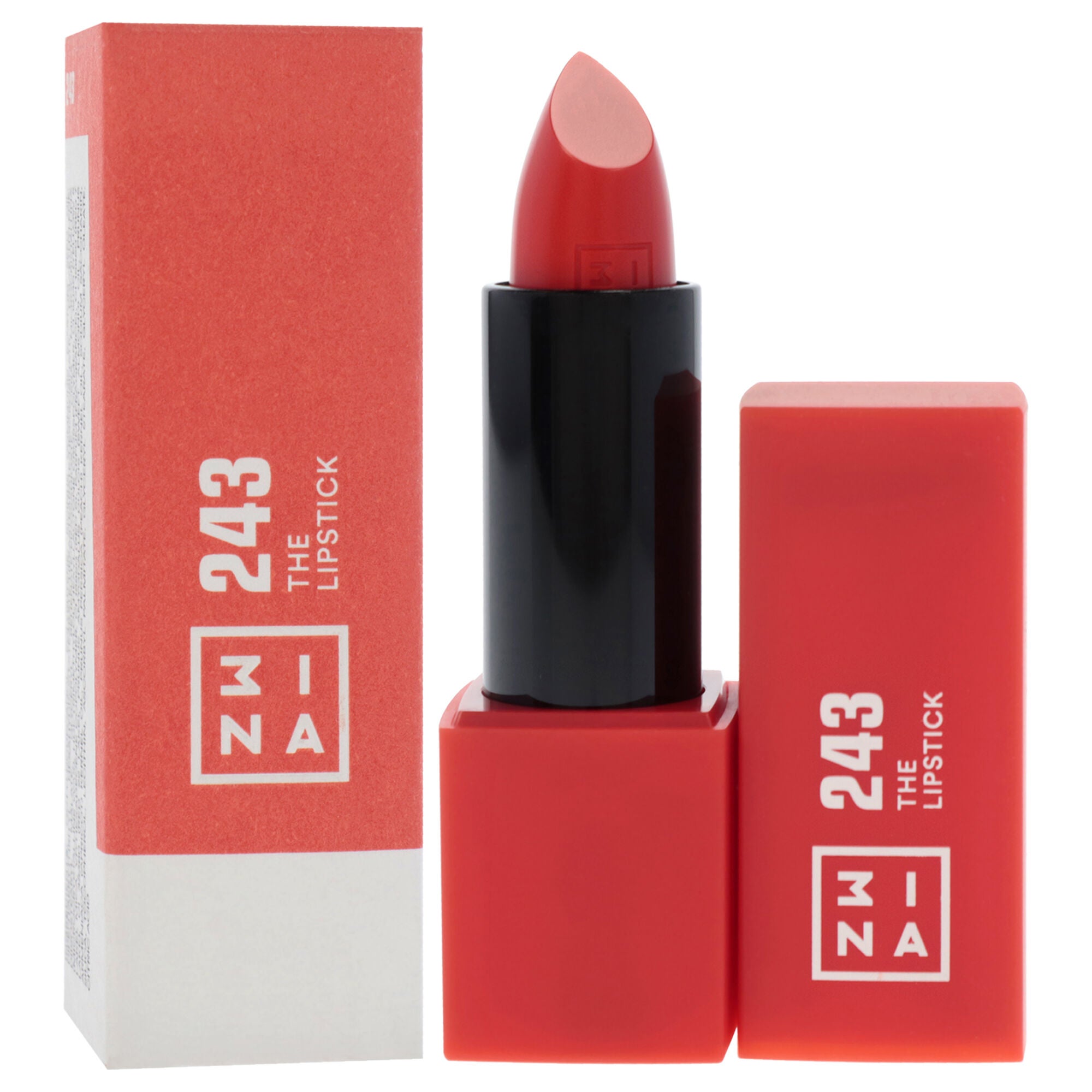 The Lipstick - 243 Shiny Coral Red by 3INA for Women - 0.11 oz Lipstick, See Description, alternate image number 1