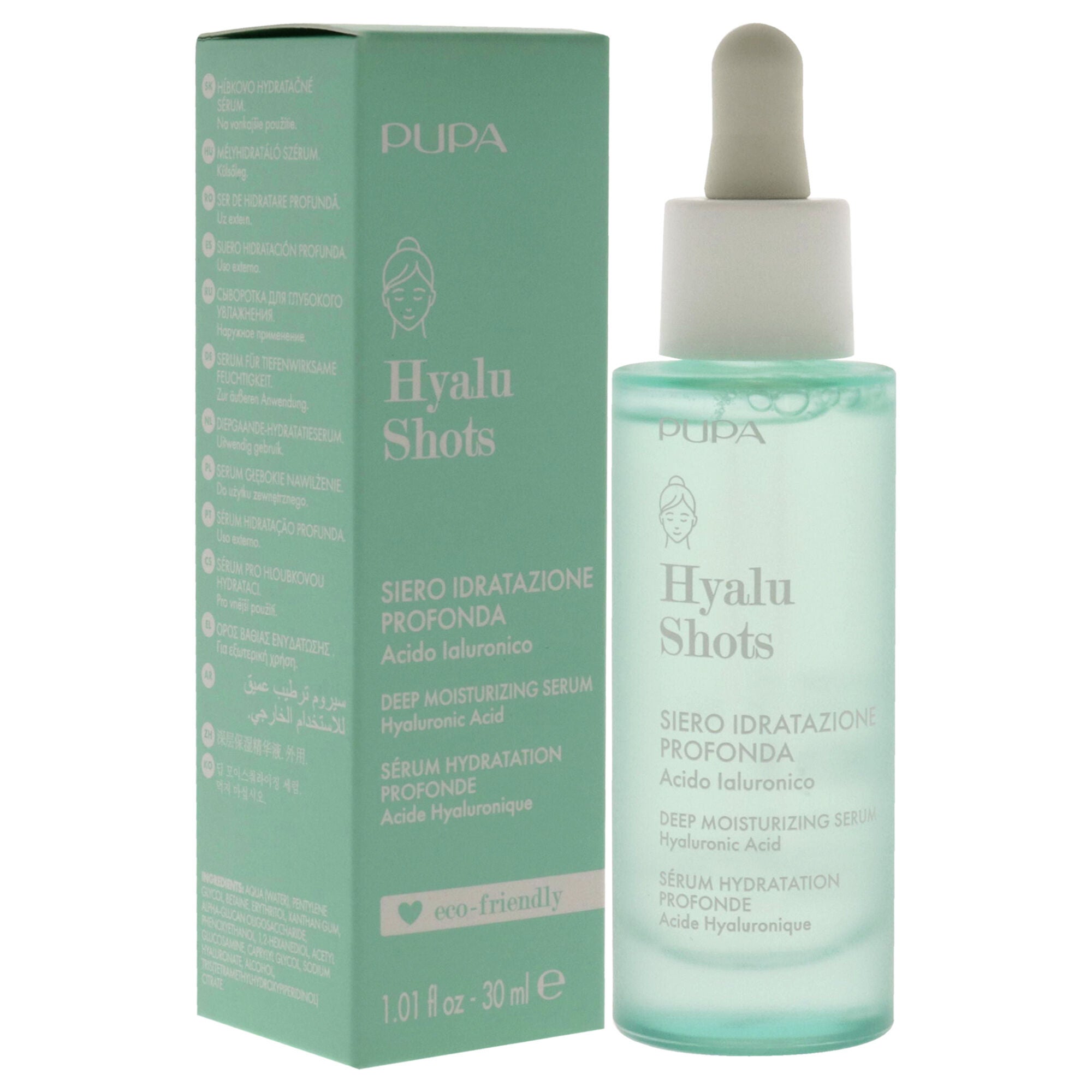 Hyalu Shots Deep Moisturizing Serum by Pupa Milano for Women - 1.01 oz Serum, See Description, alternate image number 1
