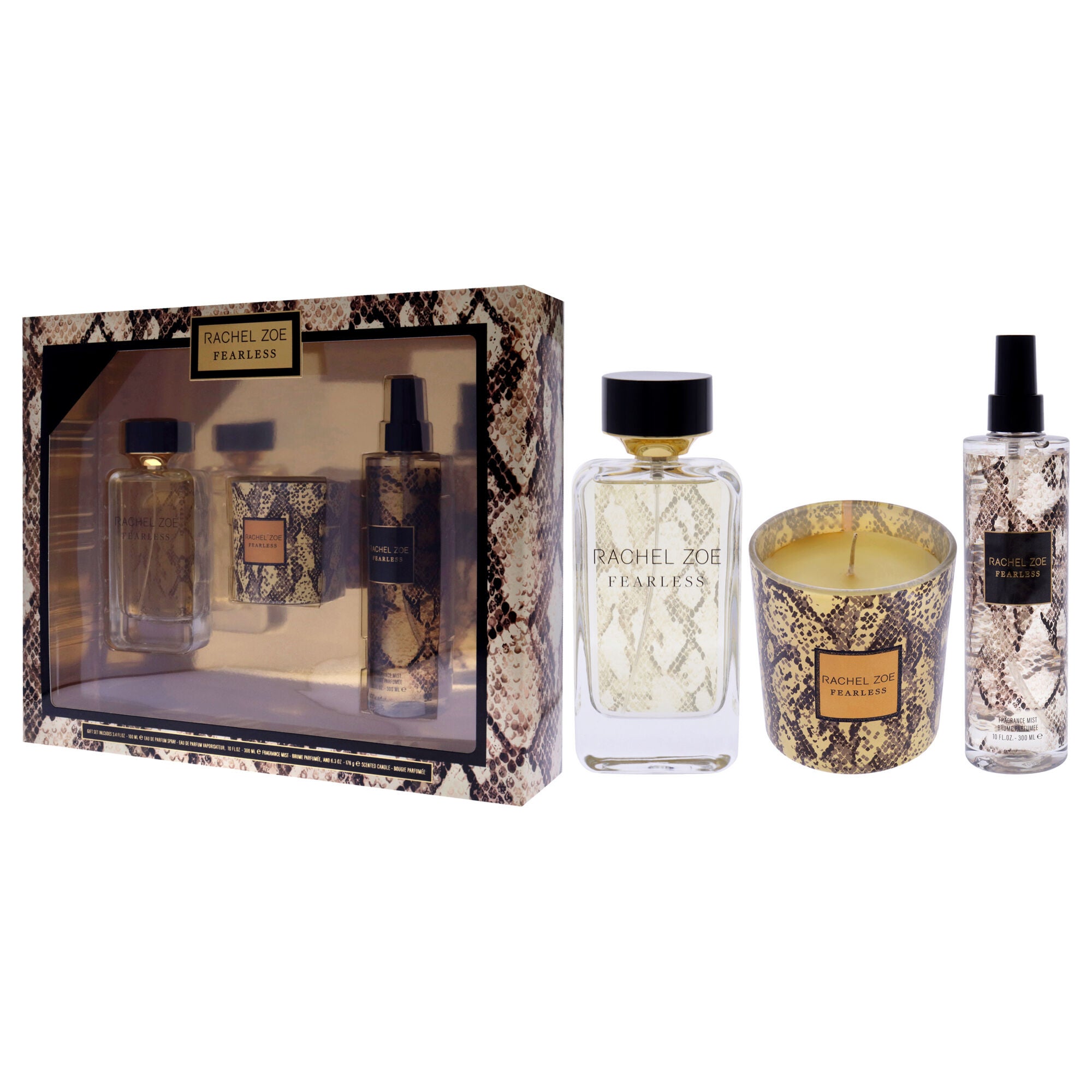 Fearless by Rachel Zoe for Women - 3 Pc 3.4oz EDP Spray, 10oz Fragrance Mist, 6.3oz Candle, See Description, alternate image number 3