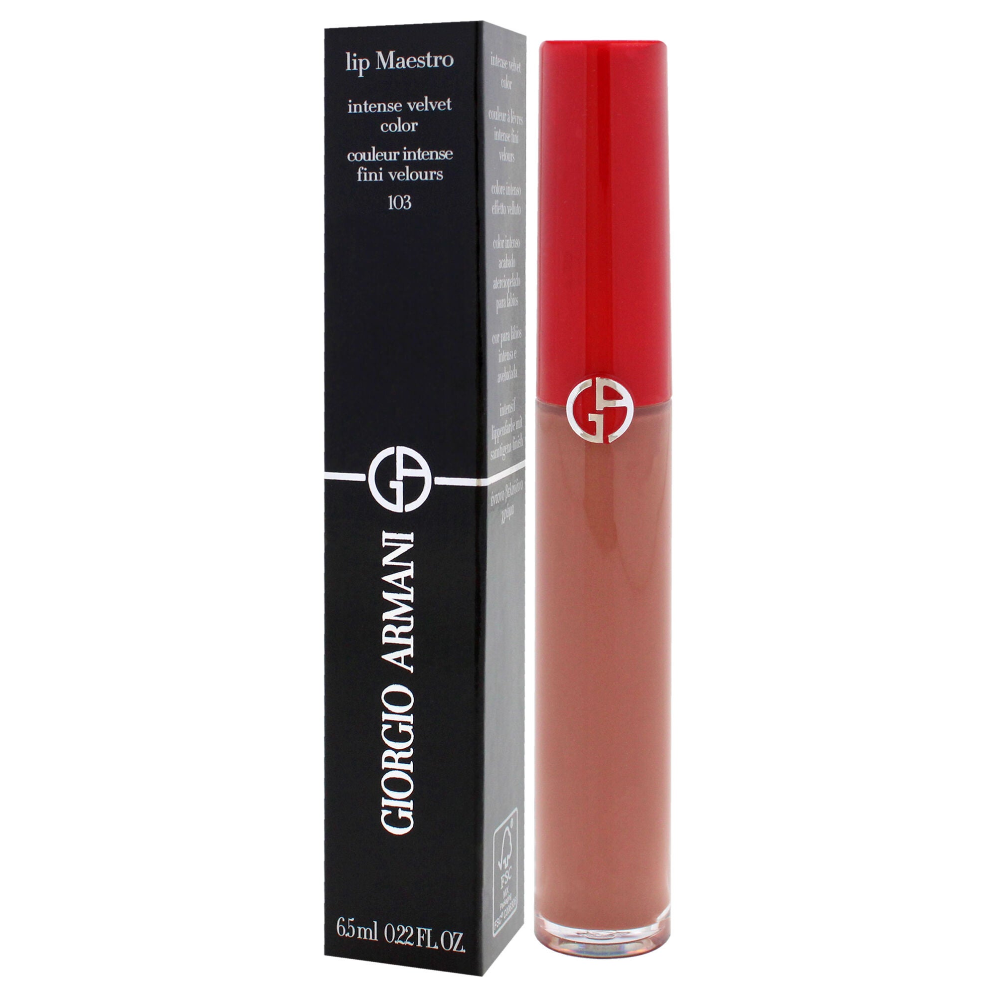 Lip Maestro Intense Velvet Color - 103 Tadzio by Giorgio Armani for Women - 0.22 oz Lipstick, See Description, alternate image number 3