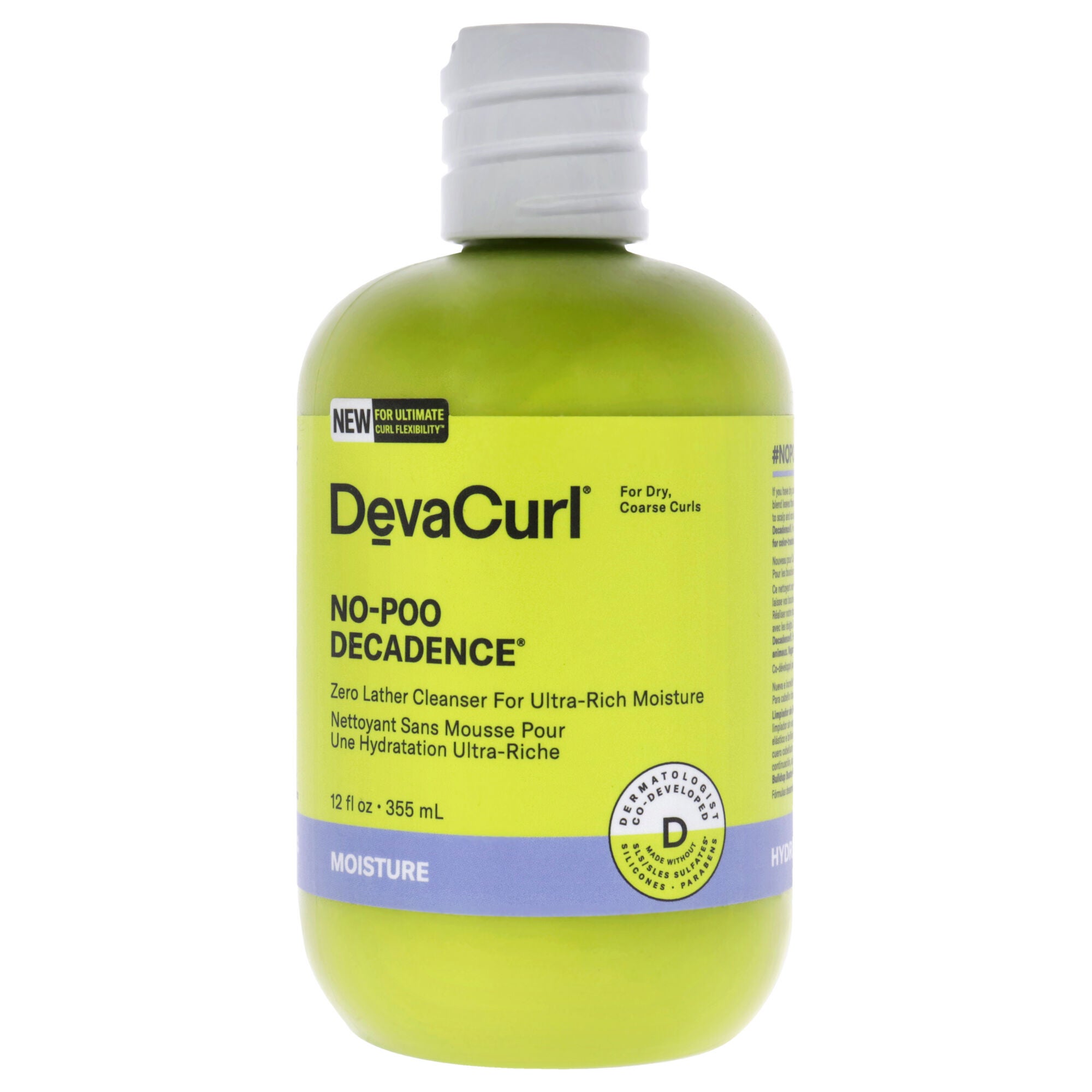 No-Poo Decadence by DevaCurl for Unisex - 12 oz Cleanser, See Description, hi-res image number 0