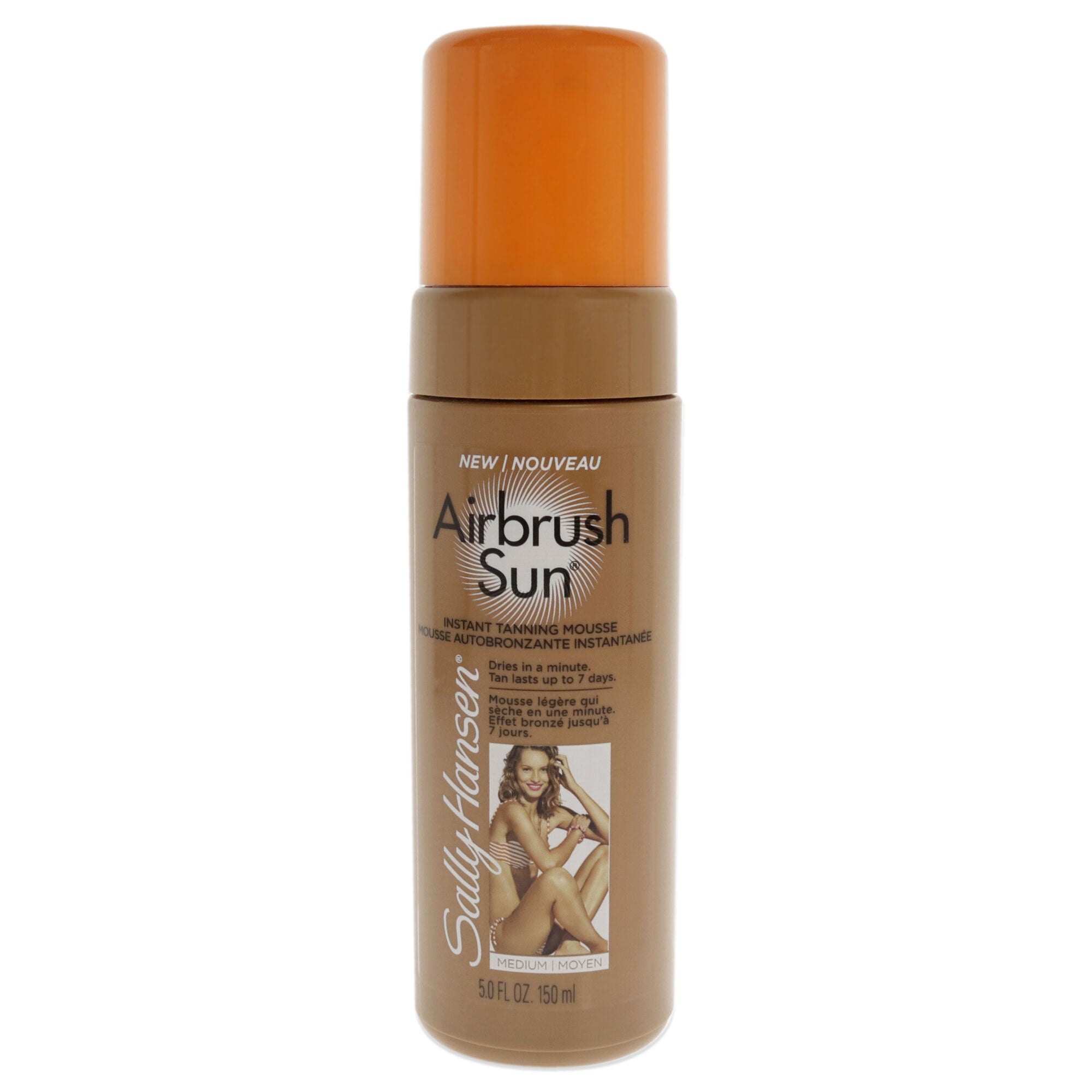 Airbrush Sun Mousse - 01 Medium by Sally Hansen for Women - 5 oz Bronzer, See Description, hi-res image number 0