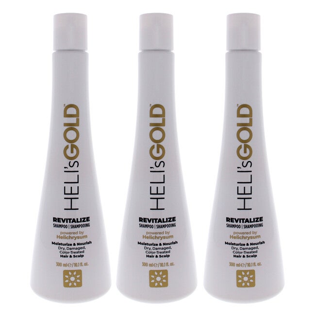 Revitalize Shampoo by Helis Gold for Unisex - 10.1 oz Shampoo - Pack of 3, NA, hi-res image number null