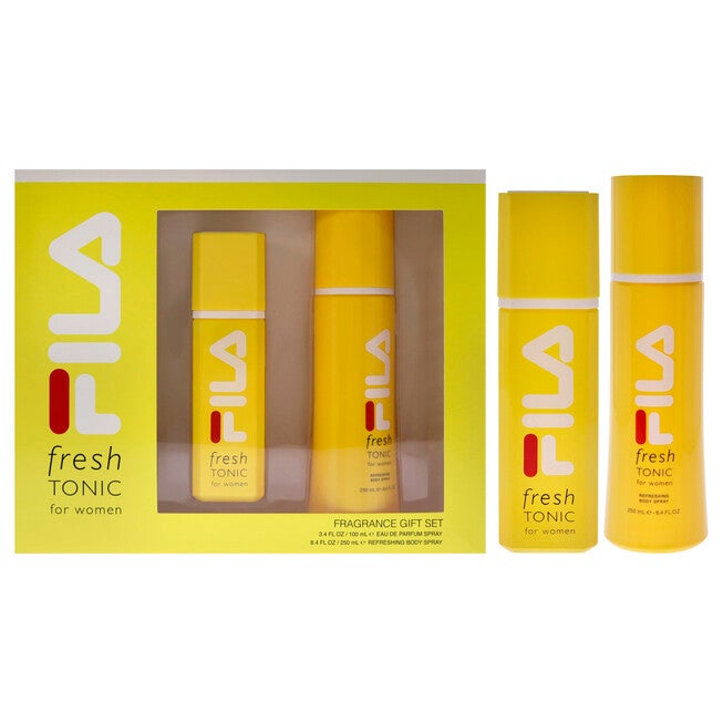 Fila Fresh Yellow by Fila for Women - 2 Pc Gift Set 3.4oz EDP Spray, 8.4oz Body Spray, NA, hi-res image number null