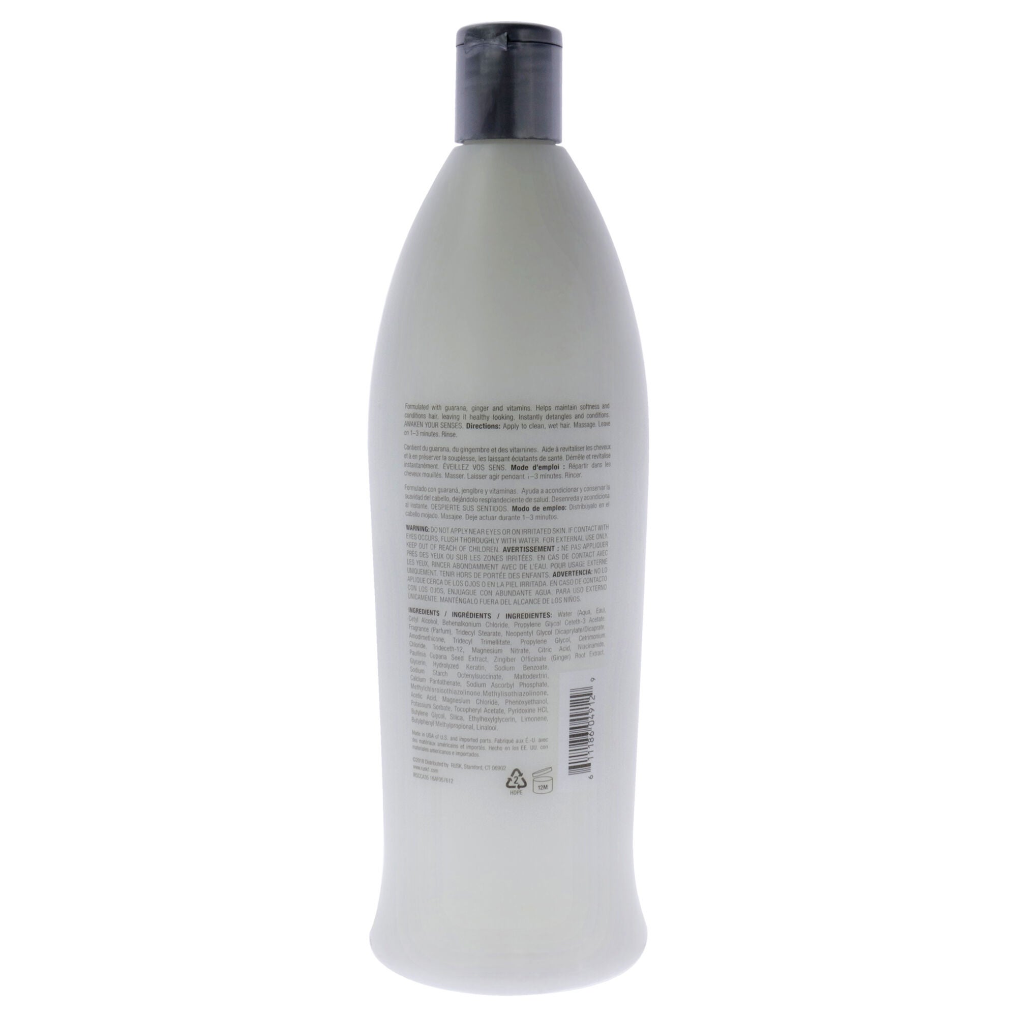 Sensories Calm Guarana And Ginger Nourishing Conditioner by Rusk for Unisex - 35 oz Conditioner, See Description, alternate image number 1