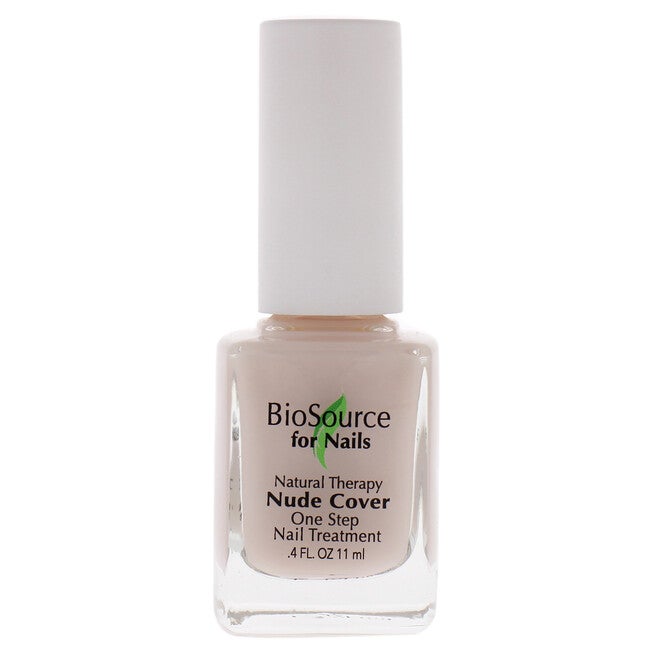 Natural Therapy Nude Cover by BioSource for Women - 0.4 oz Nail Treatment, , alternate image number null